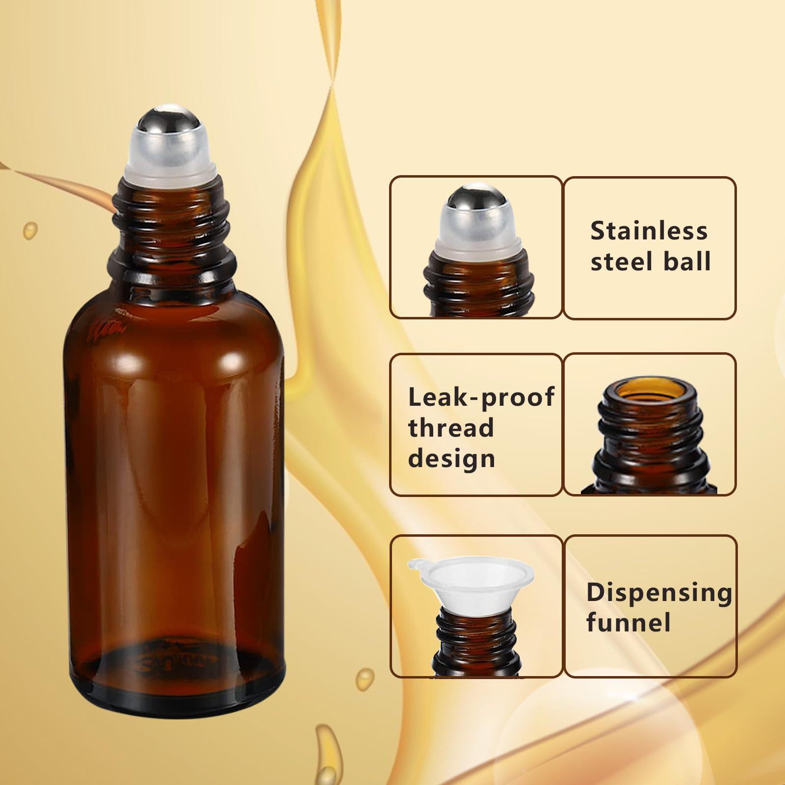 100ML Roller Bottles for Essential Oil