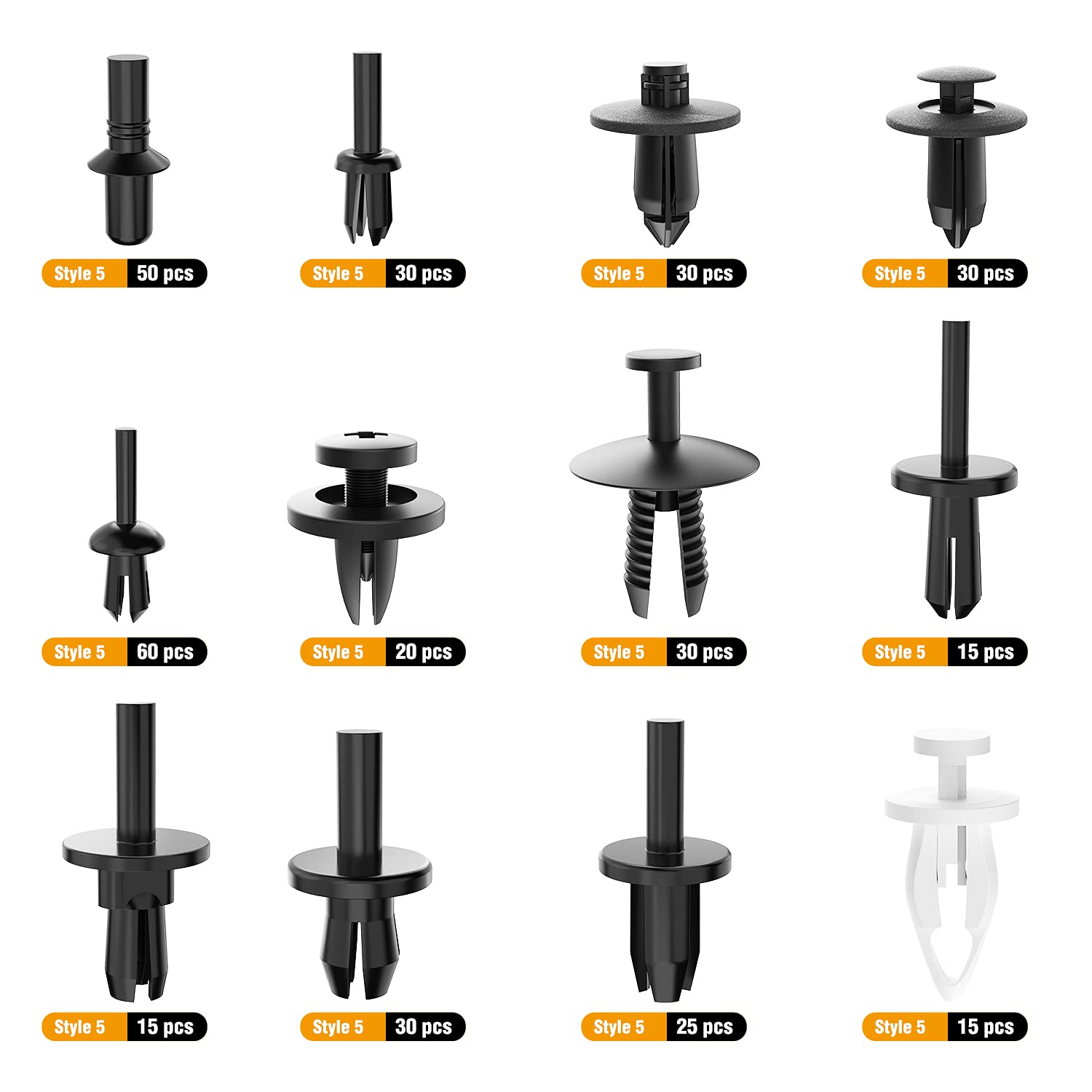 380Pcs Car Automotive Plastic