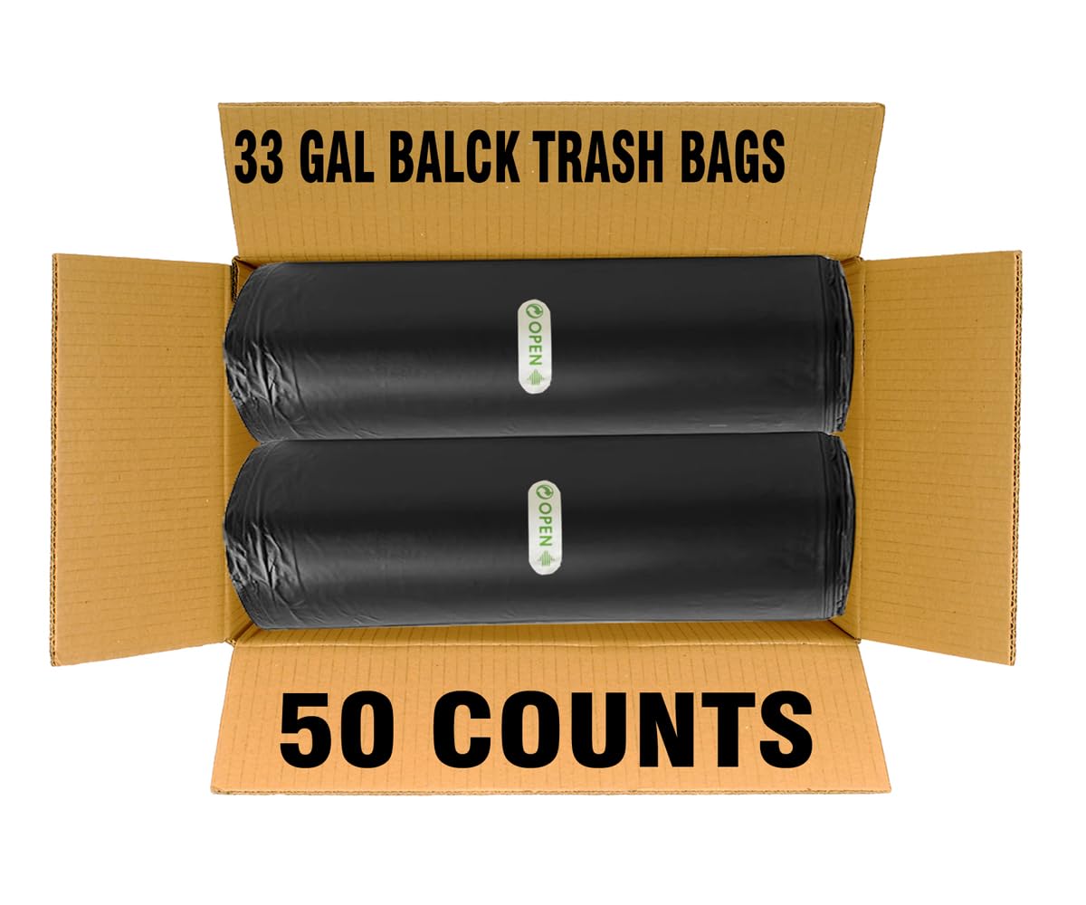 33 Gallon Trash Bags (50 Count)