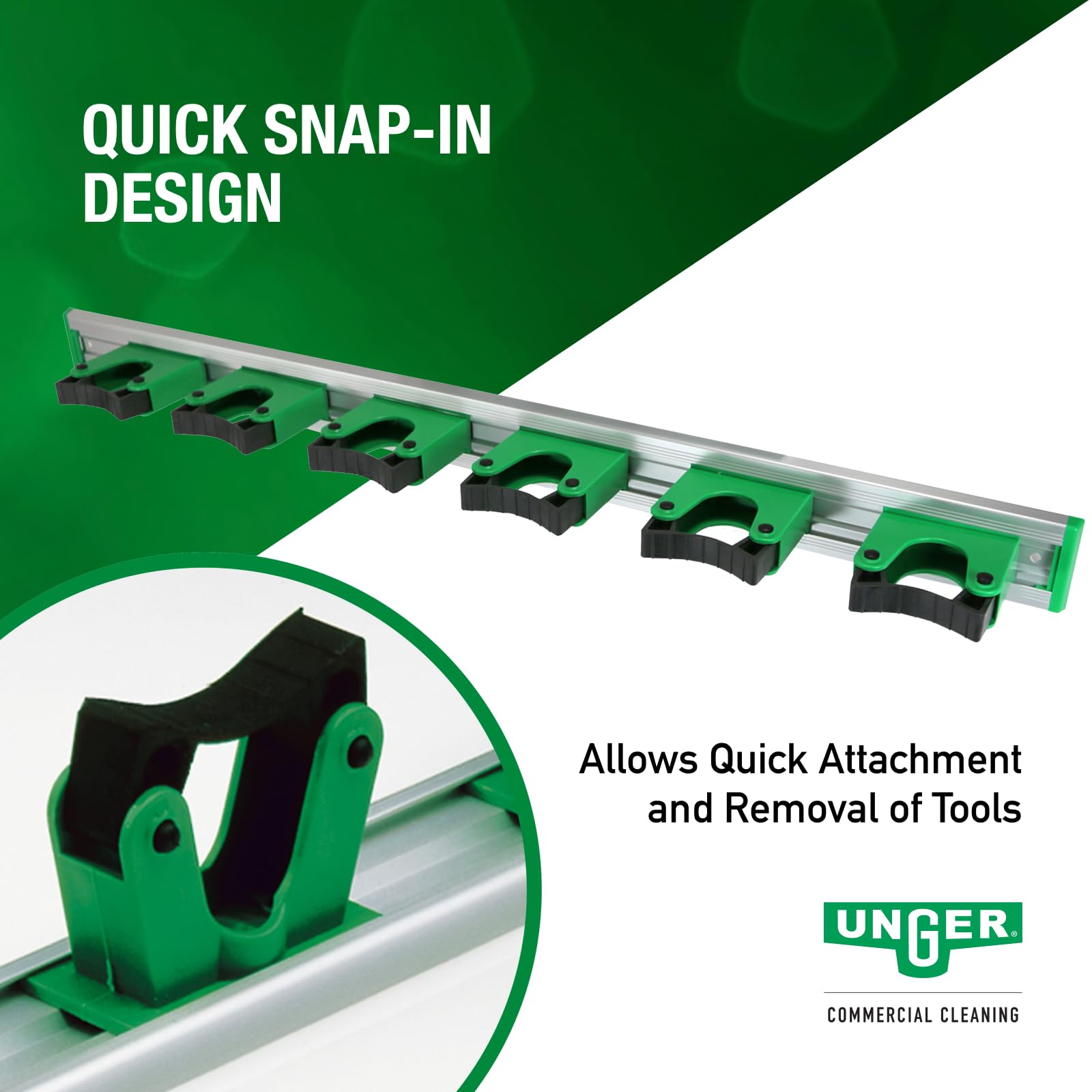 Commercial 28" Broom Holder Wall Mount (5 Holders)