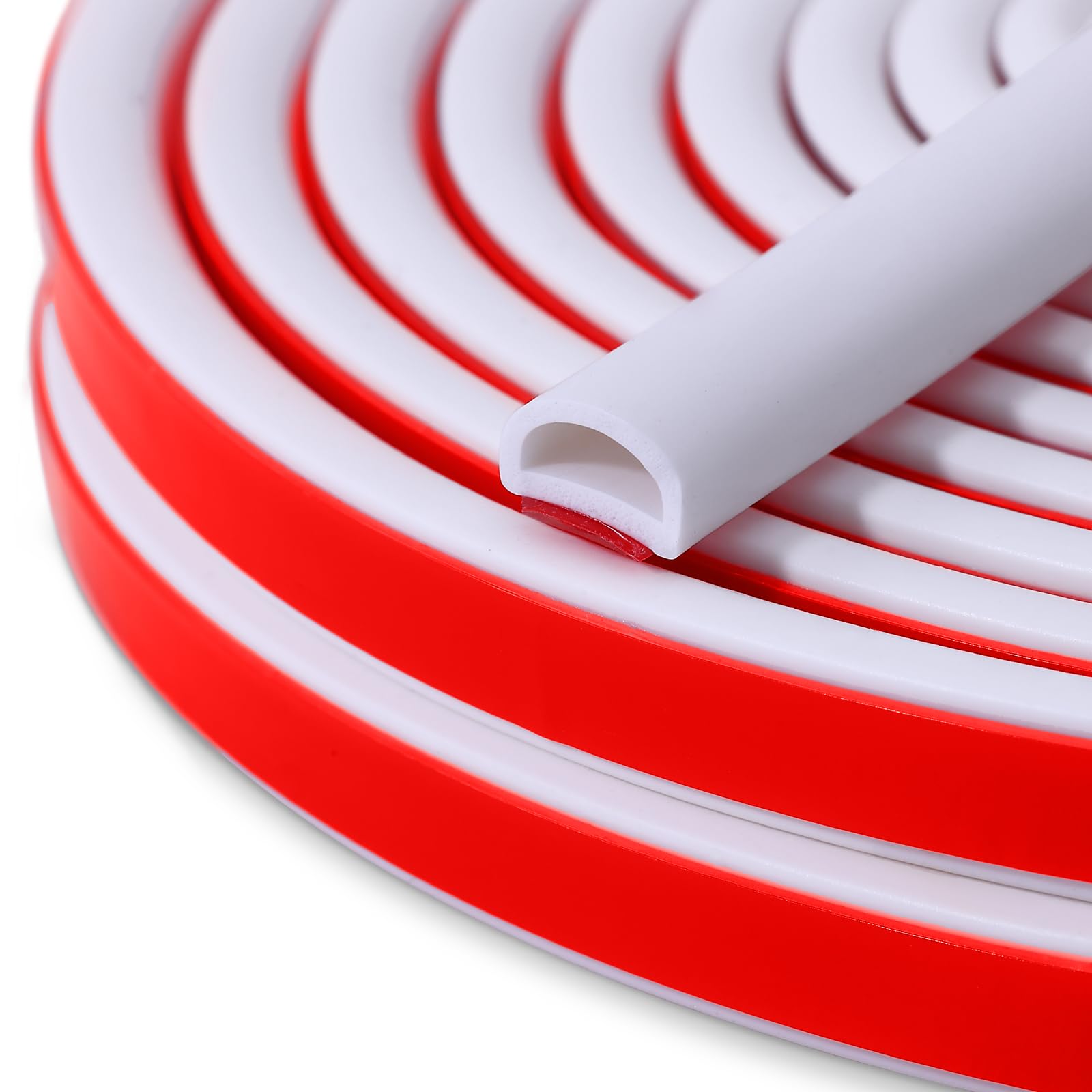 Silicone Weather Stripping Door Seal (19.7 Foot)