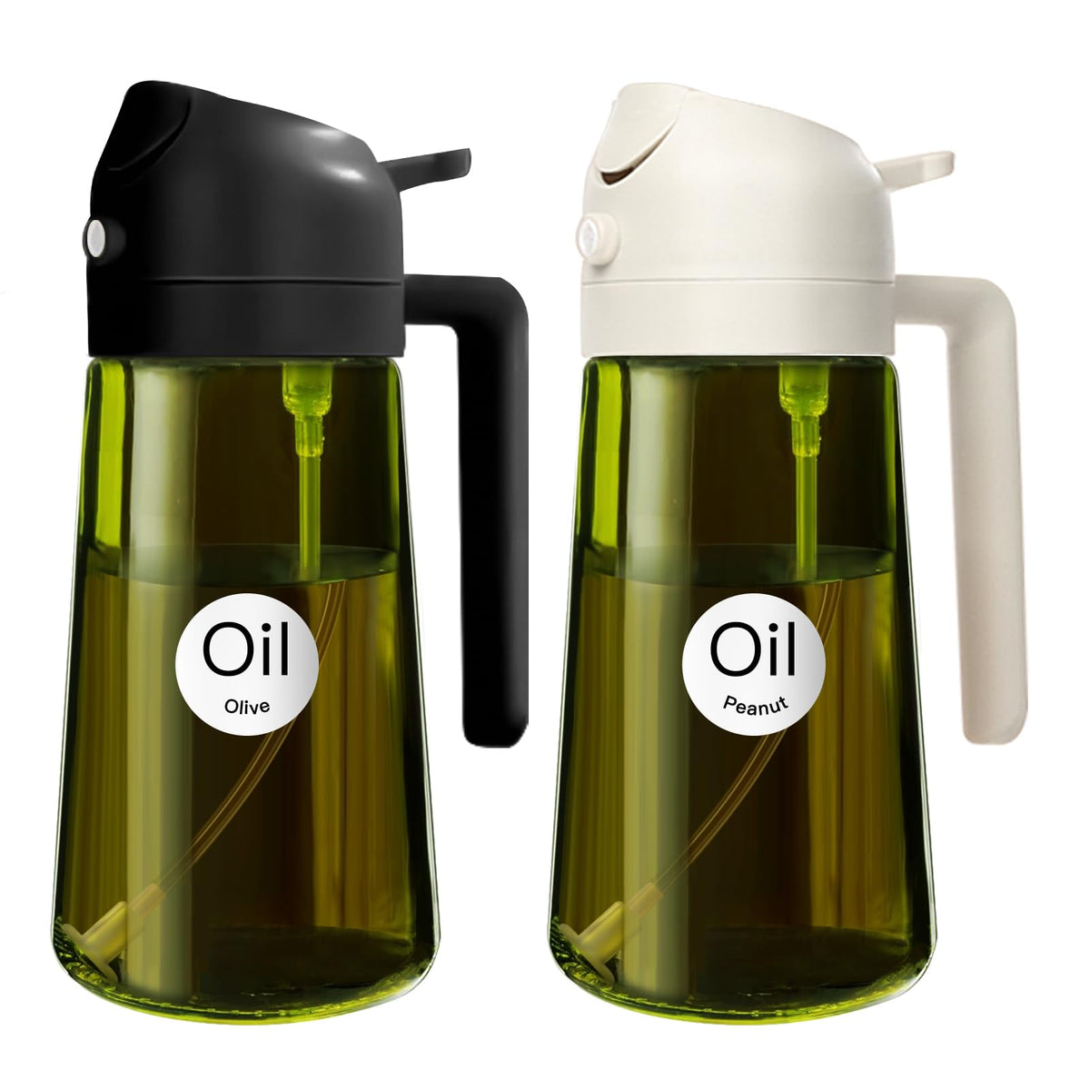 16oz 470ml 2PCS Light Blockage Dark Oil Sprayer for Cooking