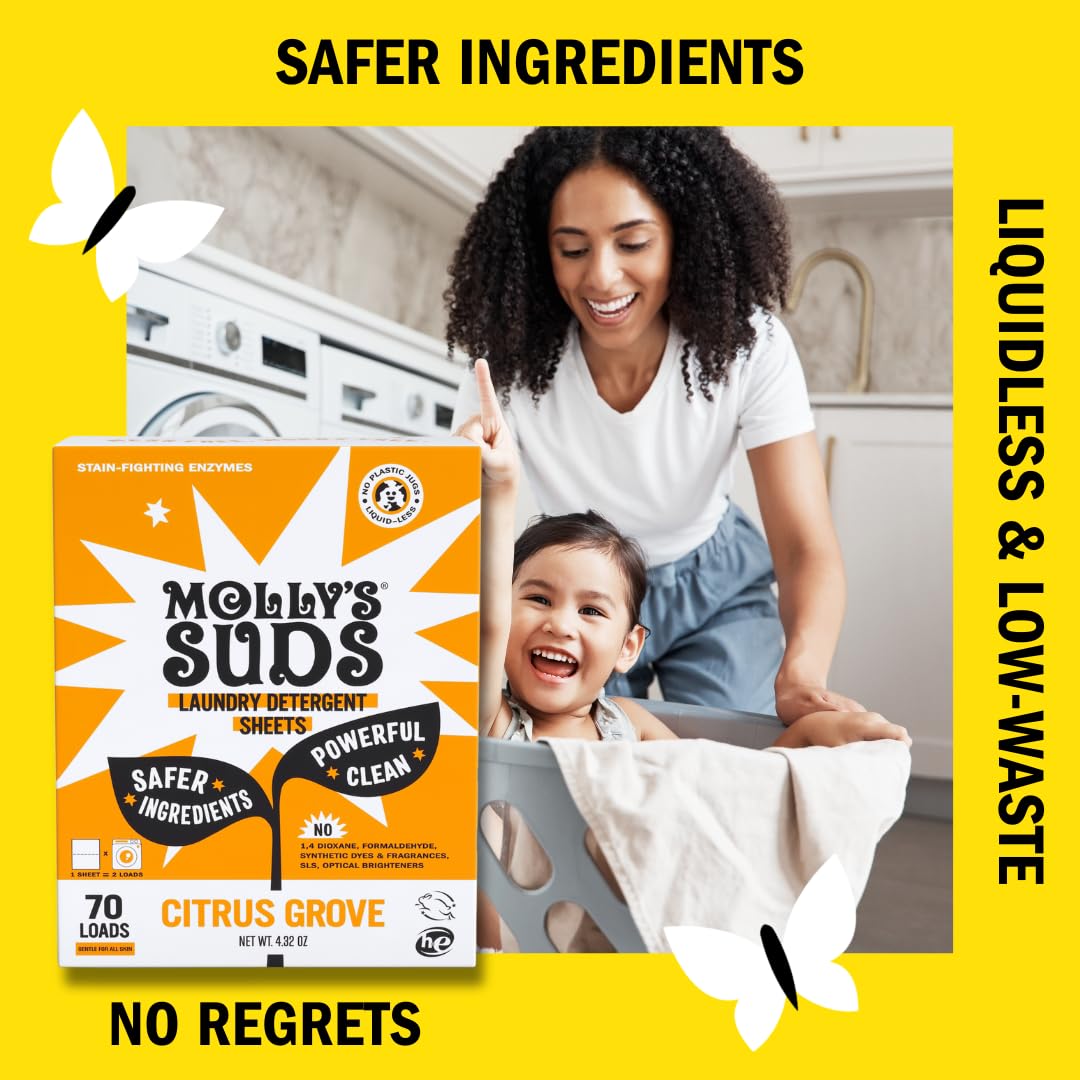 Molly’s Suds Laundry Detergent Sheets (120 Count)