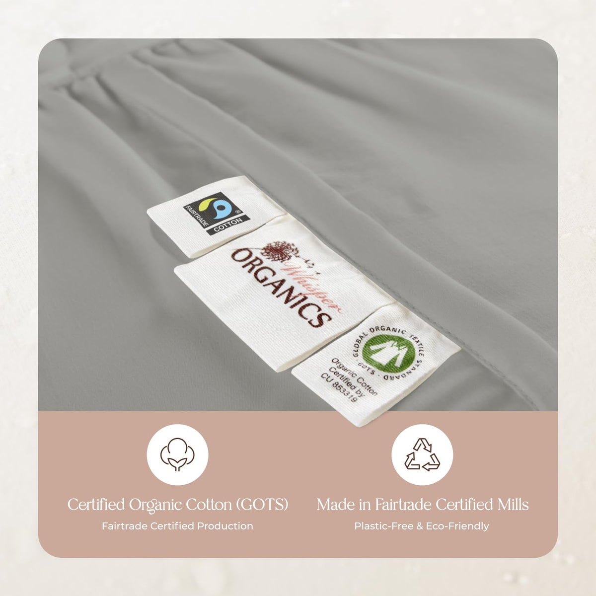100% Cotton Organic Mattress Pad