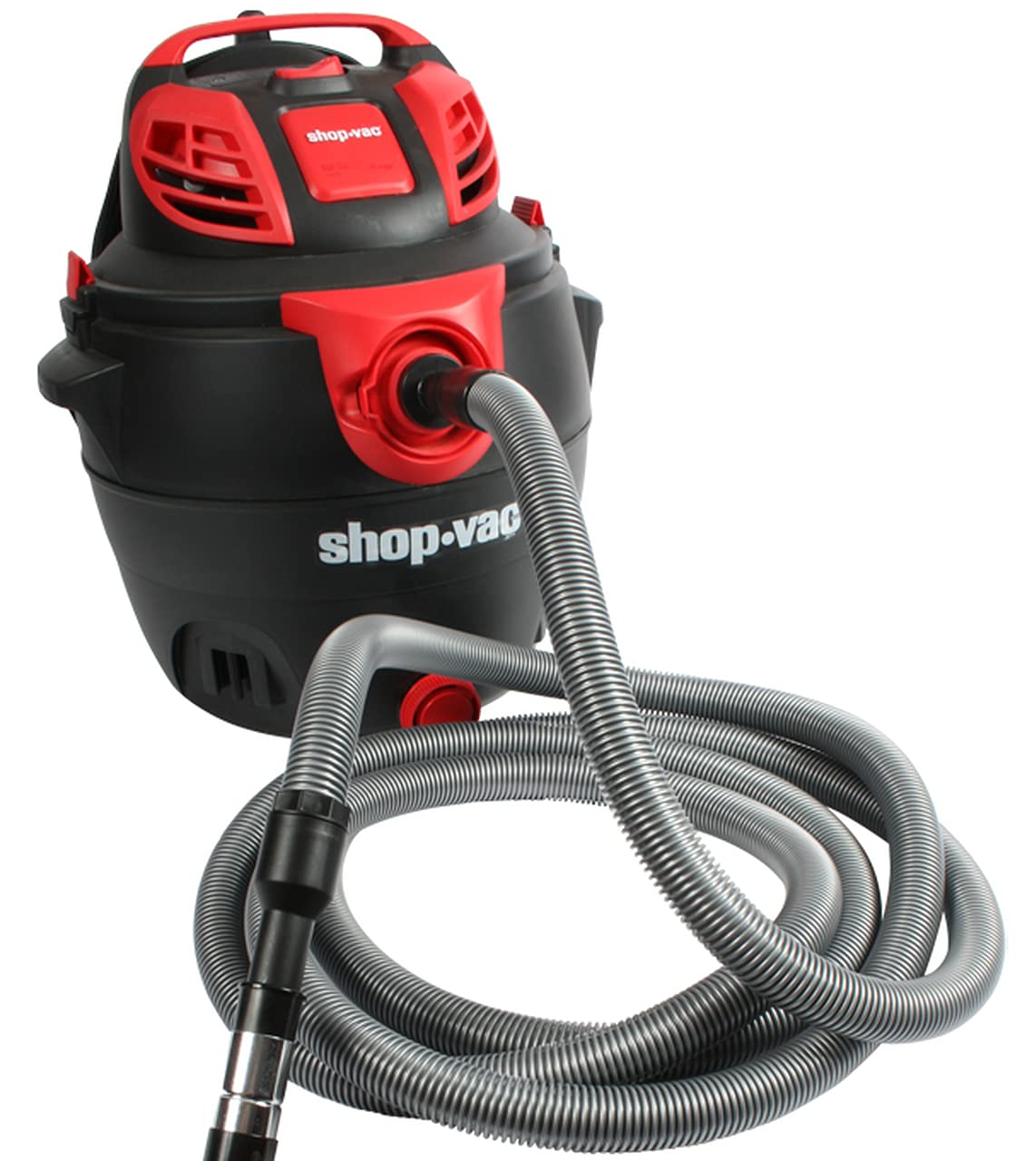 50 Ft. Premium Shop Vacuum Extension Hose with 2 tank adapters and 1.25" curved end