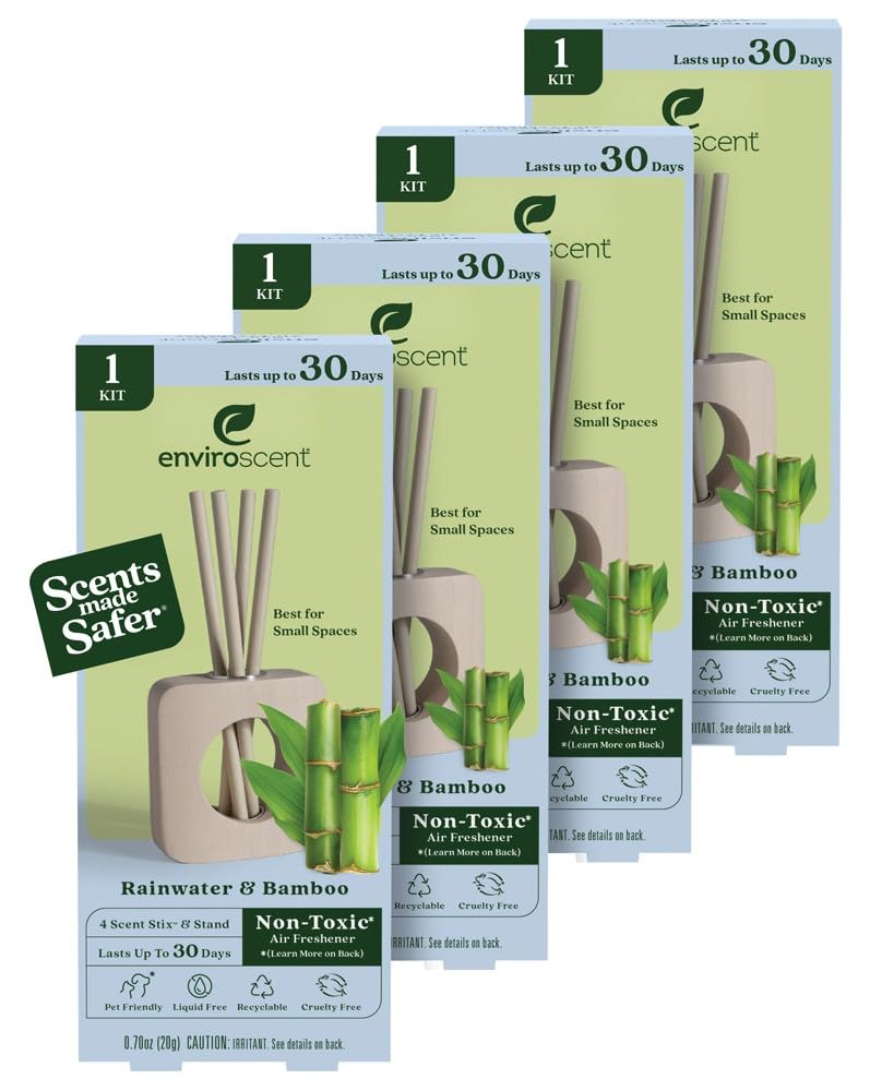 Scent Stix™ Starter Kit with Mango Wood Stand & Refill (4 Count)