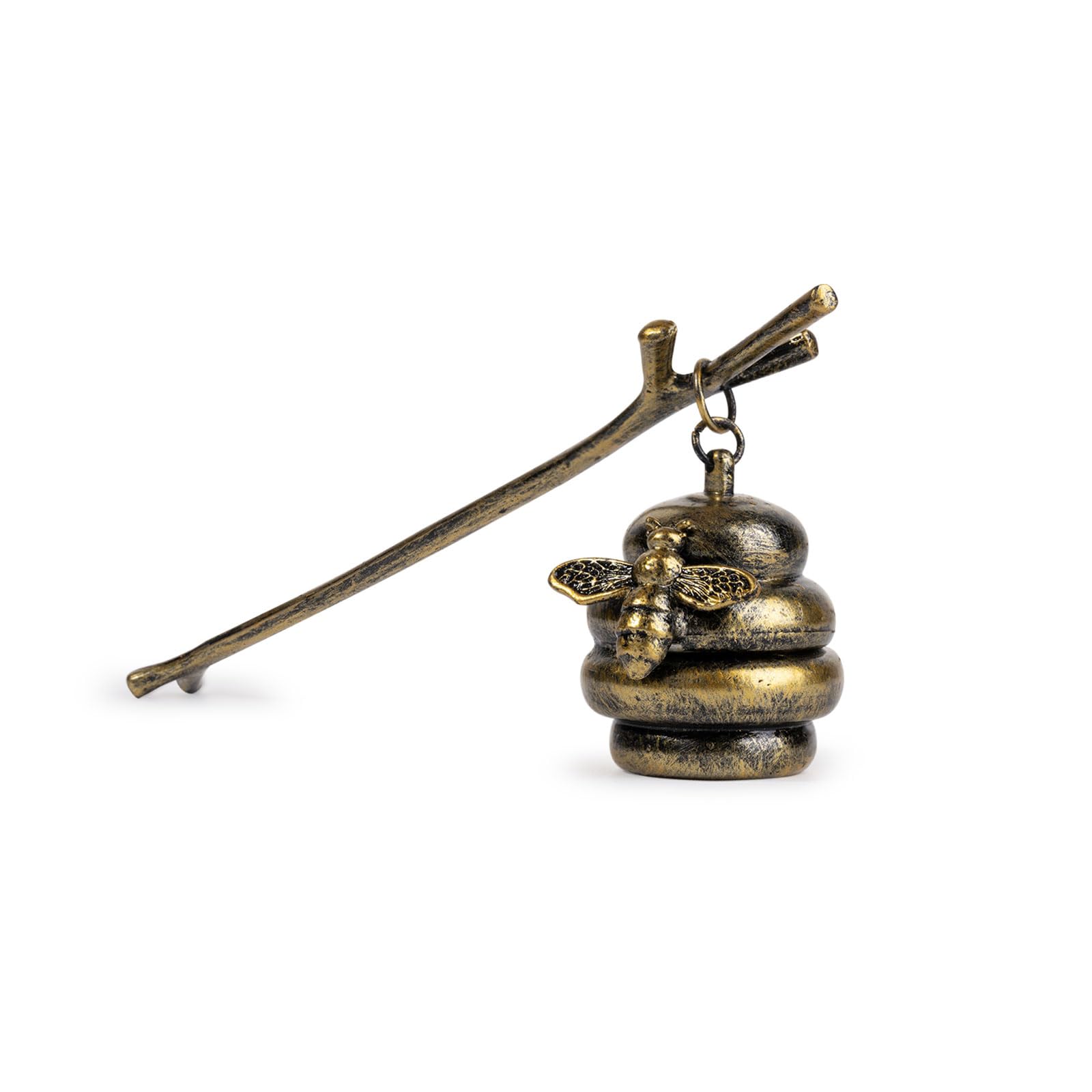 Vintage Bronze Beehive Candle Snuffer Extinguisher