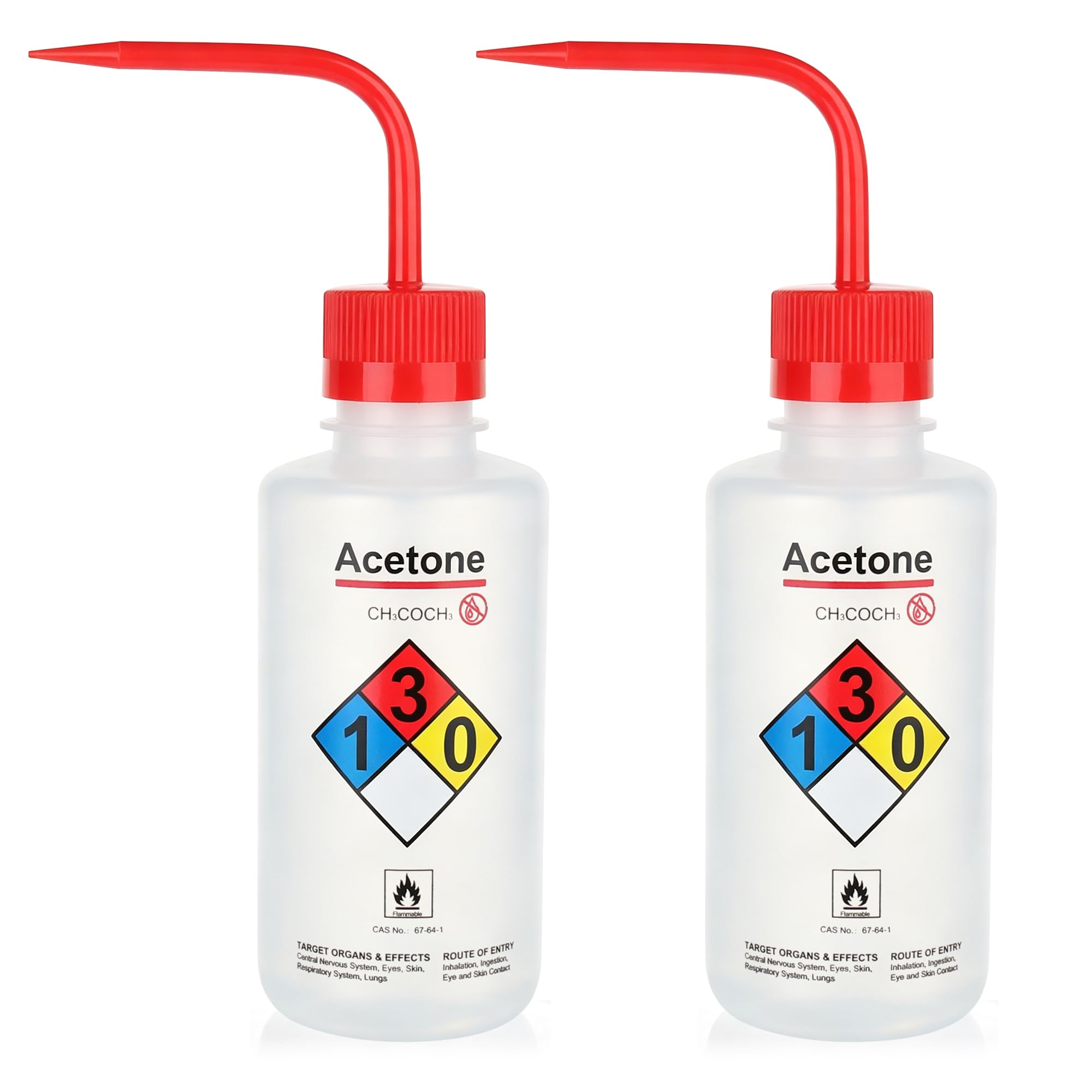 2pcs of Safety Wash Bottles (2 Count)