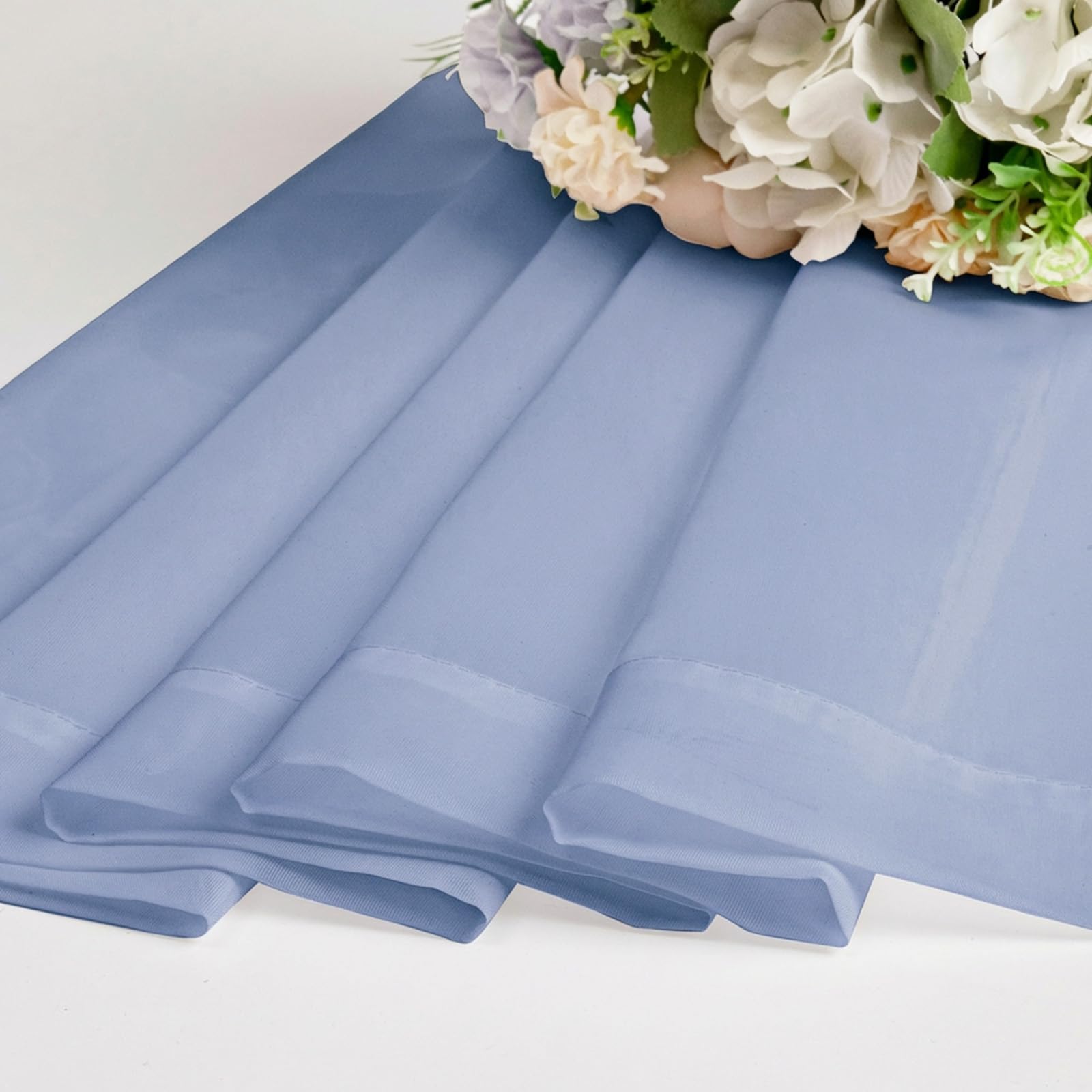 Sheer Tier Curtains 24 Inch Length (2 Count)