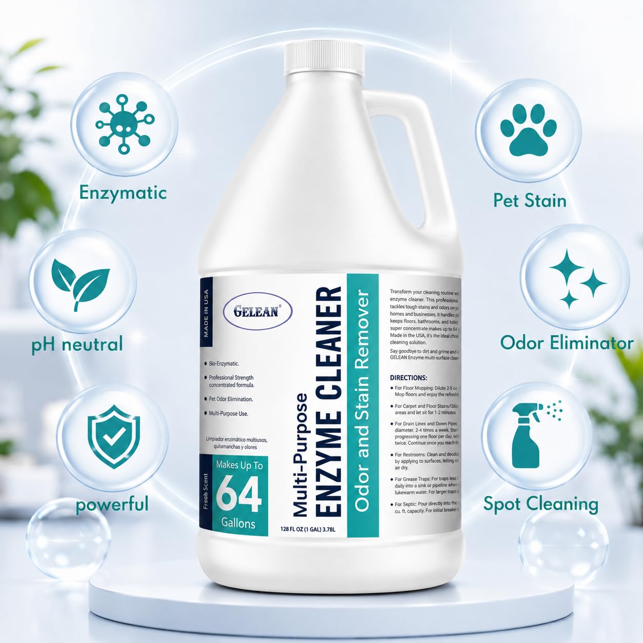 Multi Purpose Probiotic Enzyme Cleaner (128 Fl Oz)