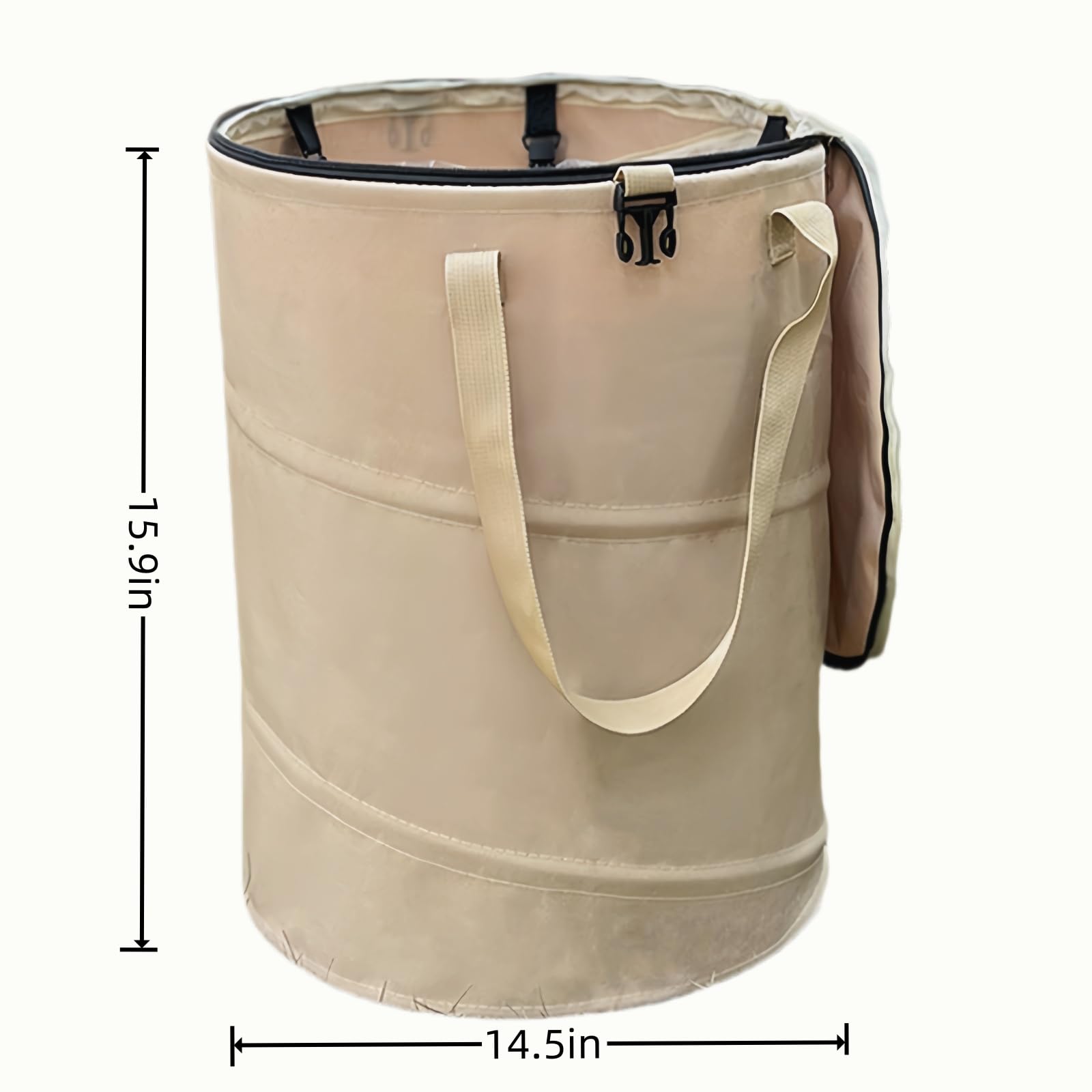Collapsible Trash Can with Lid