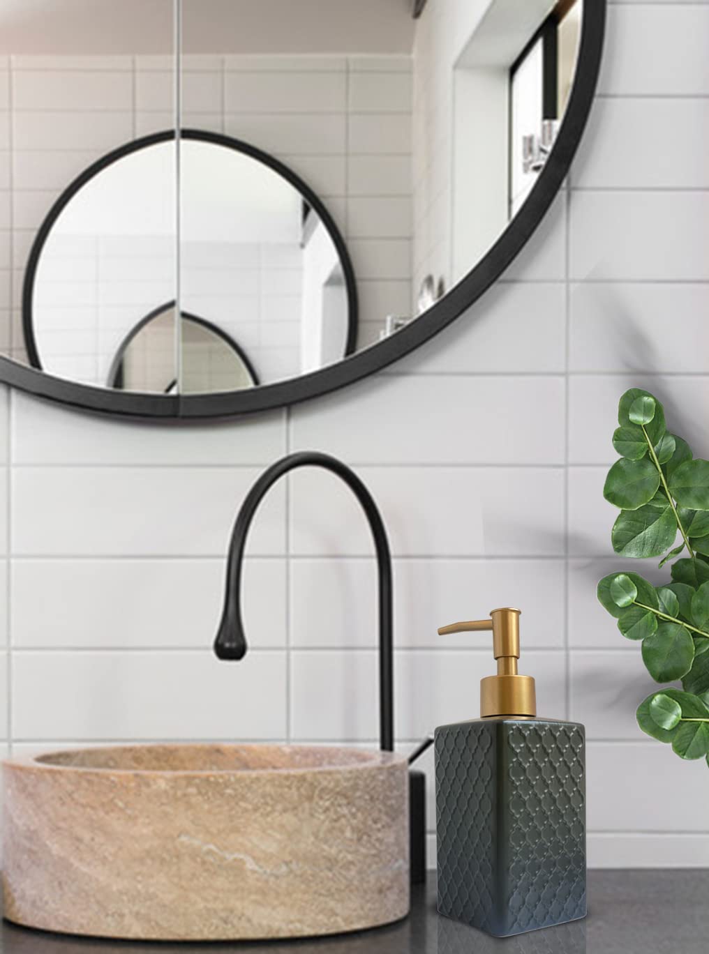 Gold Soap Dispenser for Bathroom