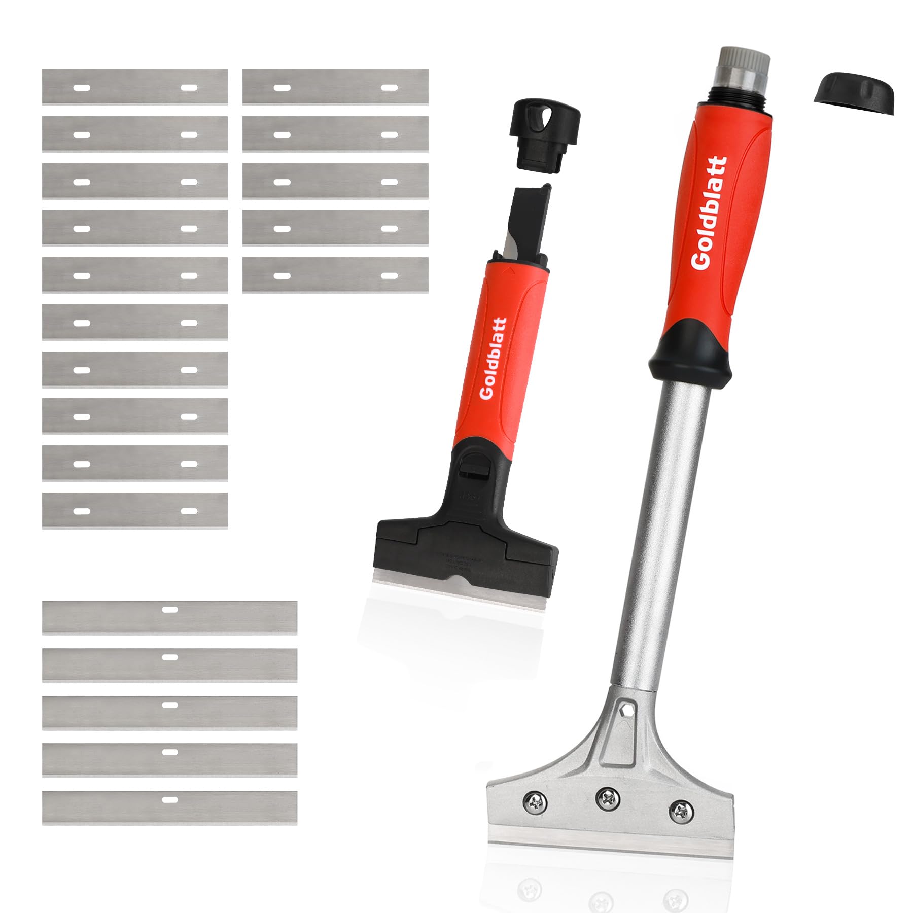 2 Pieces Glass Scraper Set with 20pcs Blades