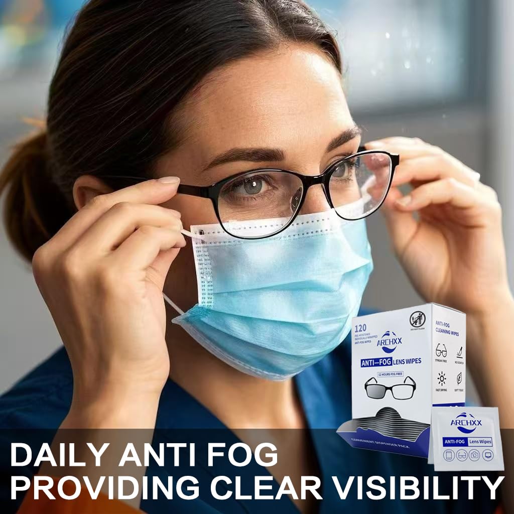 Anti Fog Wipes for Glasses (240 Count)