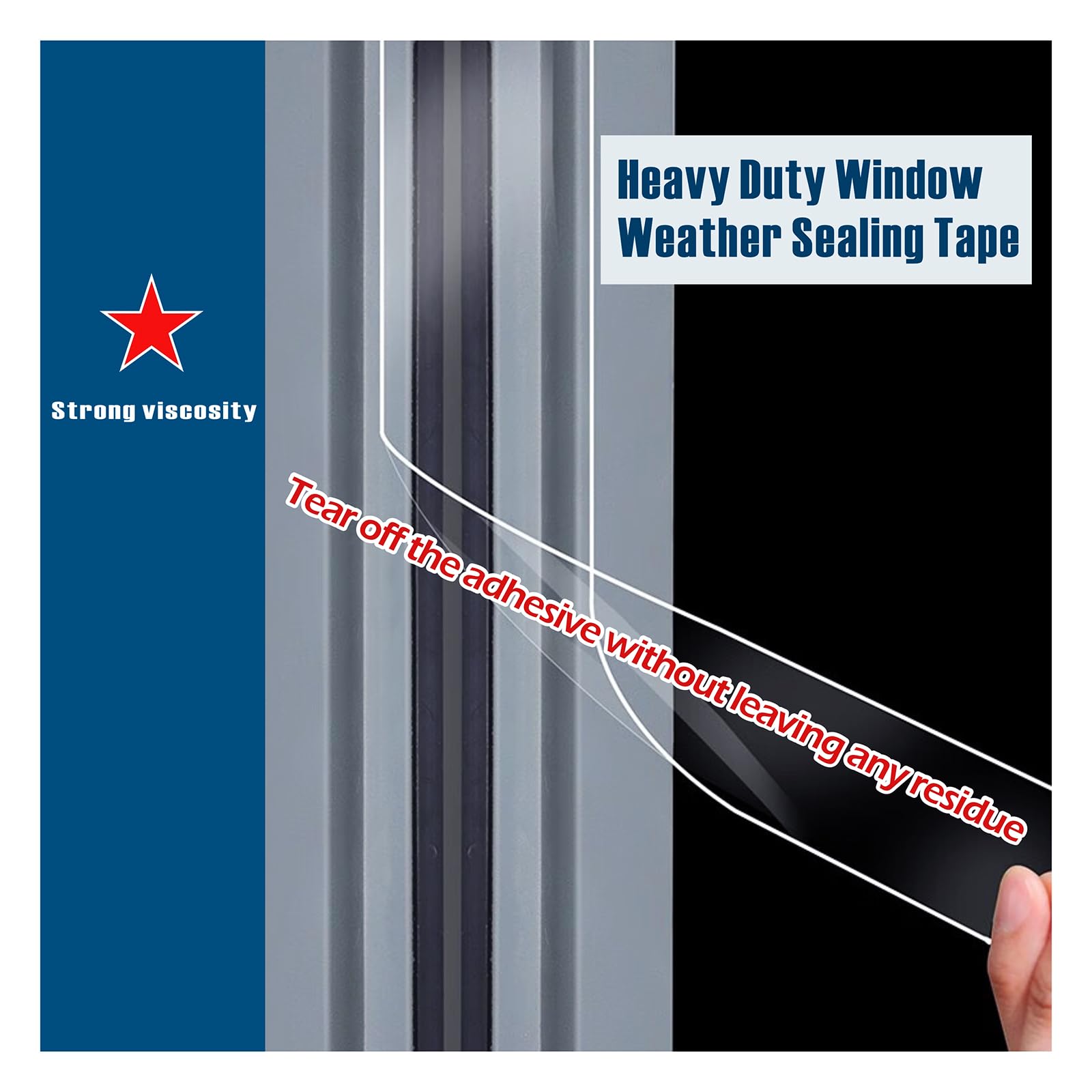 Transparent Weather Sealing Tape (85 Foot)