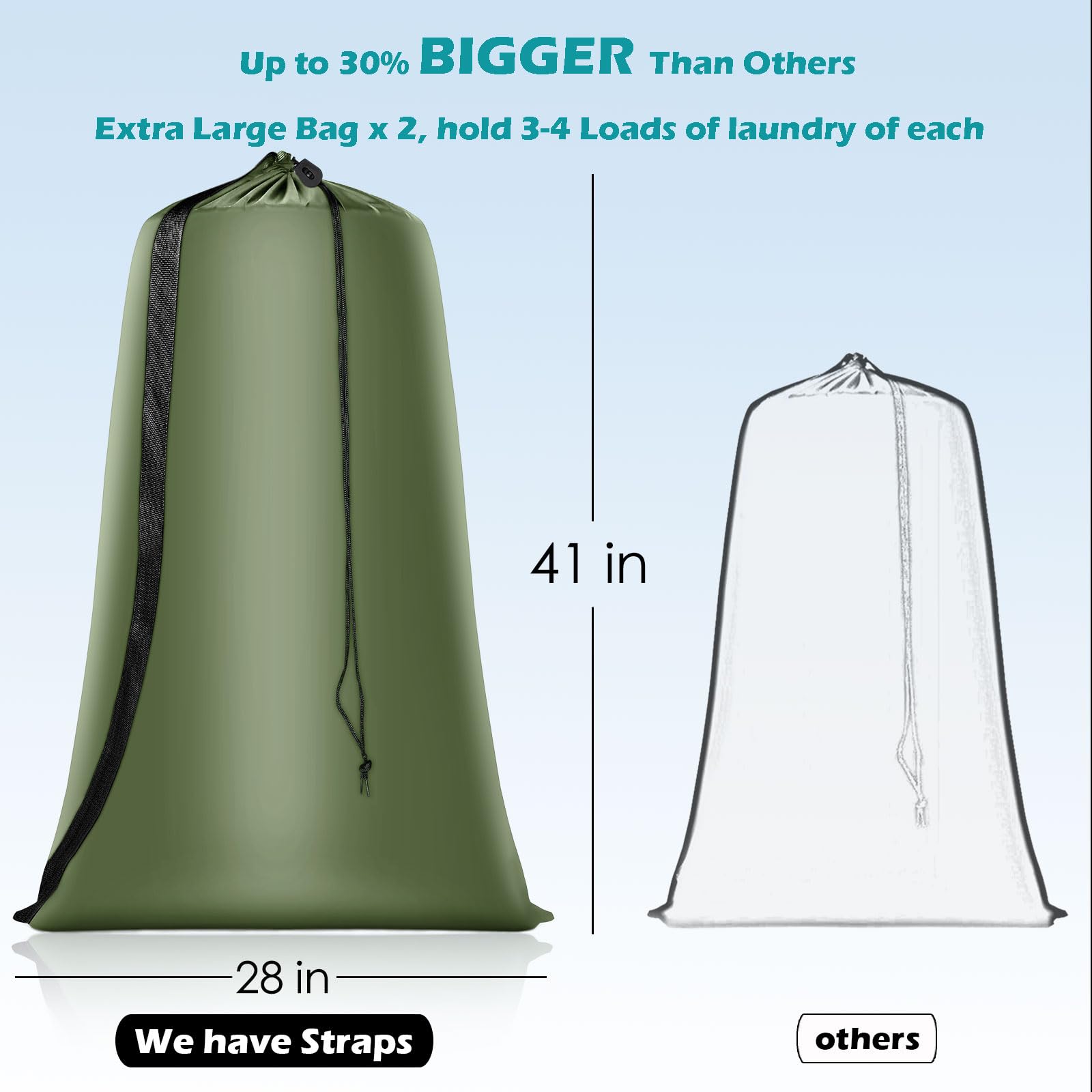 Heavy Duty Laundry Bag (2 Count)