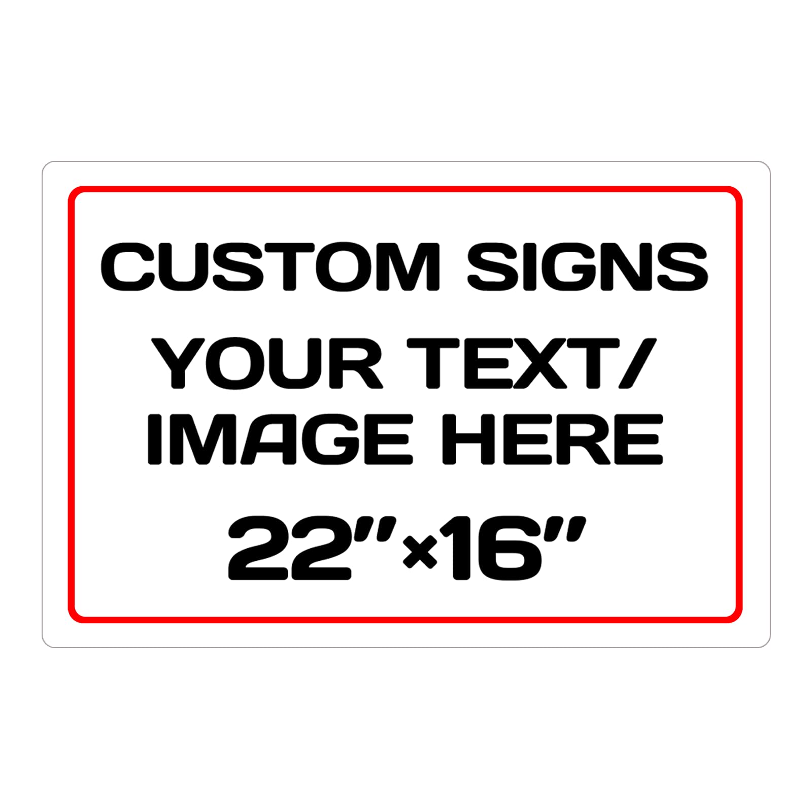 Personalized Aluminum Weatherproof Metal Signs