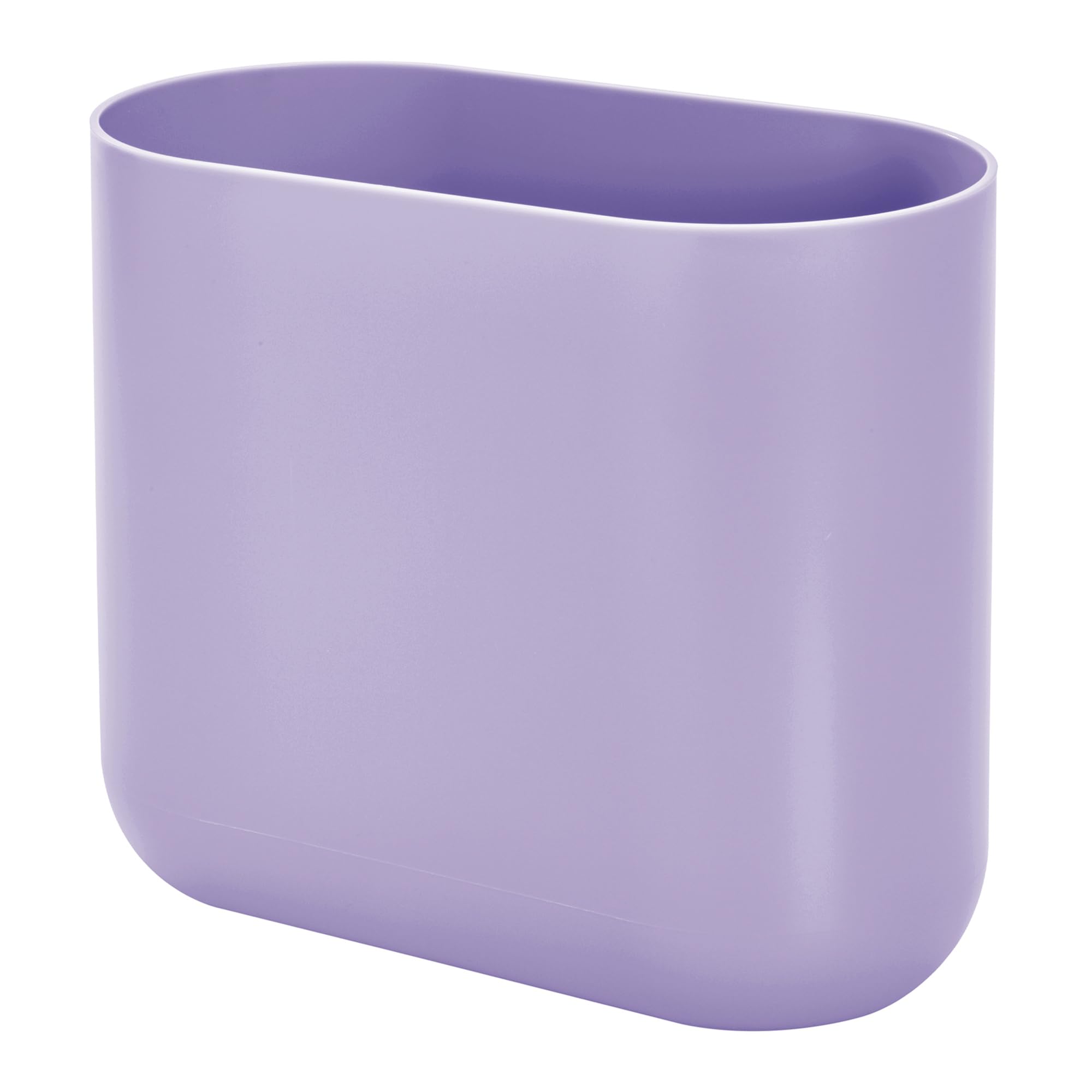 Small Slim Plastic Bathroom Trash Can