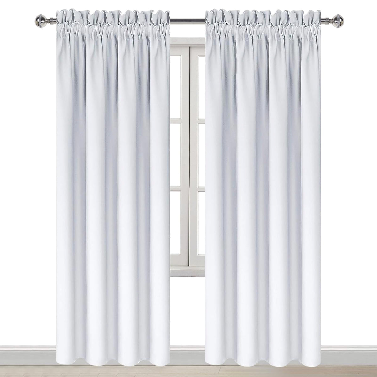 Blackout Curtains for Bedroom Living Room 52 x 95 Inch Long 2 Panels (2 Count)