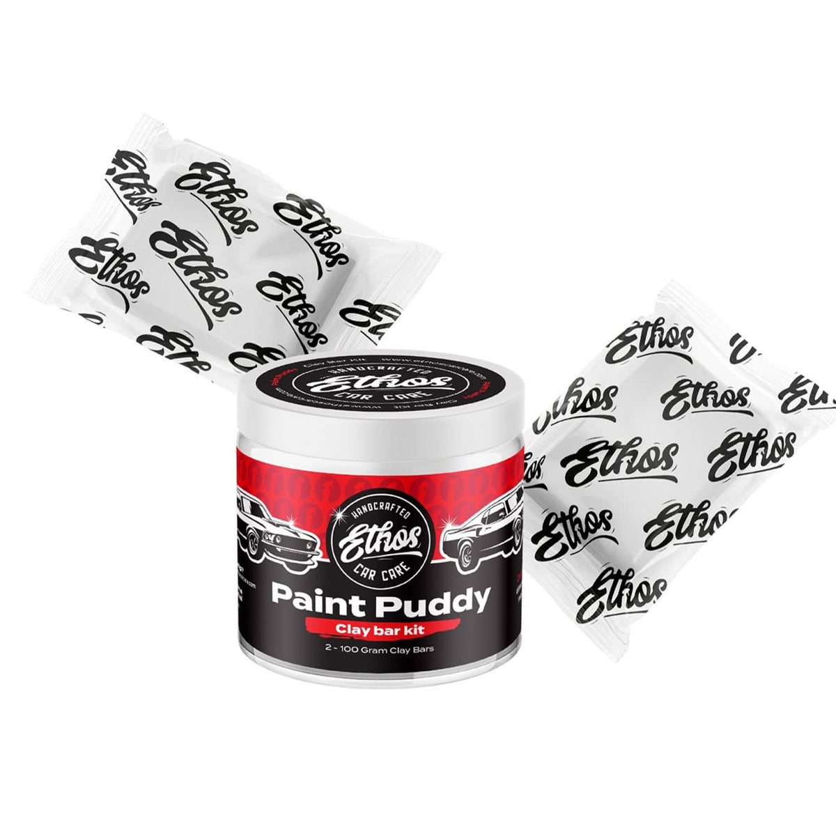 Ethos Clay Bar Kit Paint Puddy Car Detailing Clay 200g (2 Count)