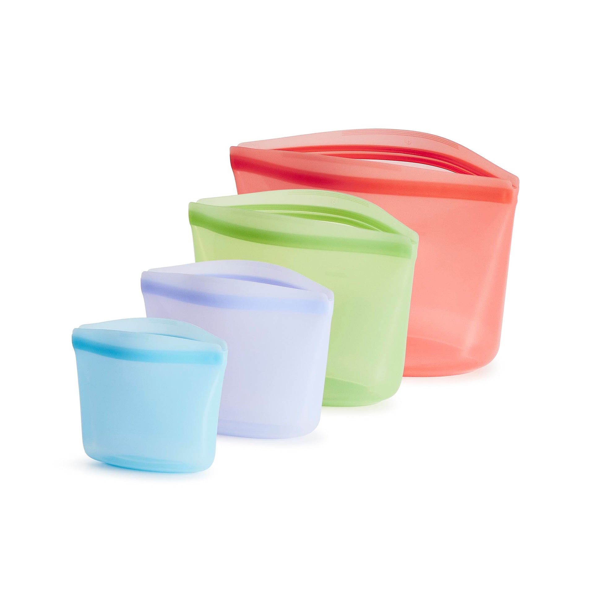 Premium Reusable Silicone Food Storage Bags (4 Count)