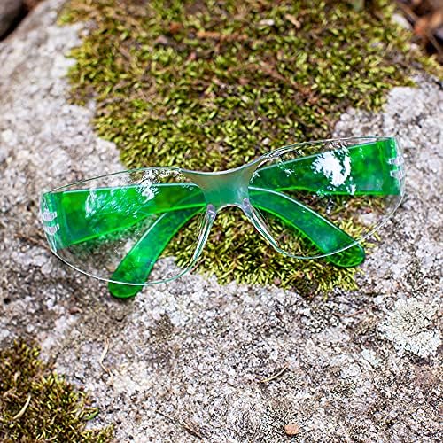 Clear Lens Color Temple Protective Safety Glasses (144 Count)