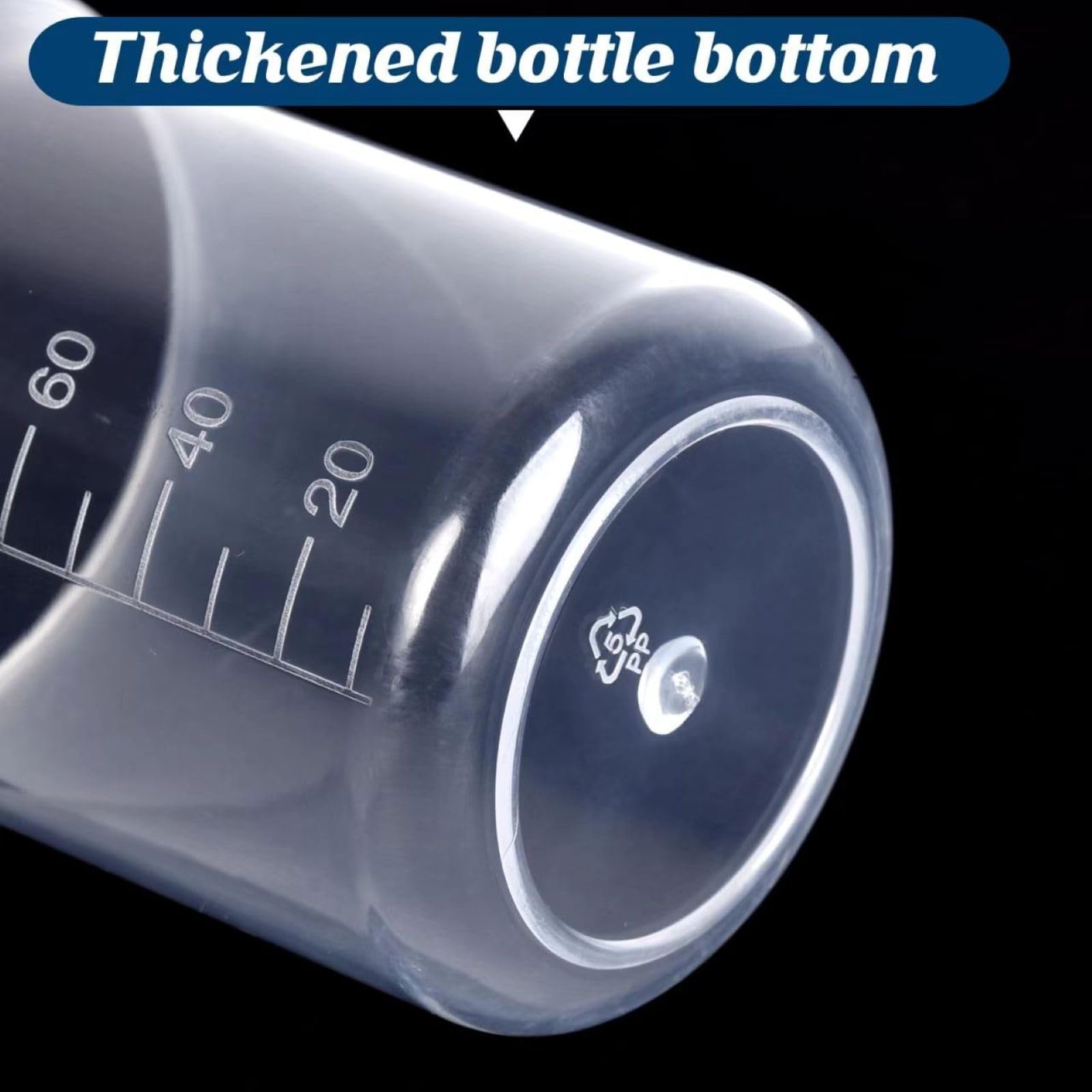 6 Pack 150ml Plastic Lab Beakers (6 Count)