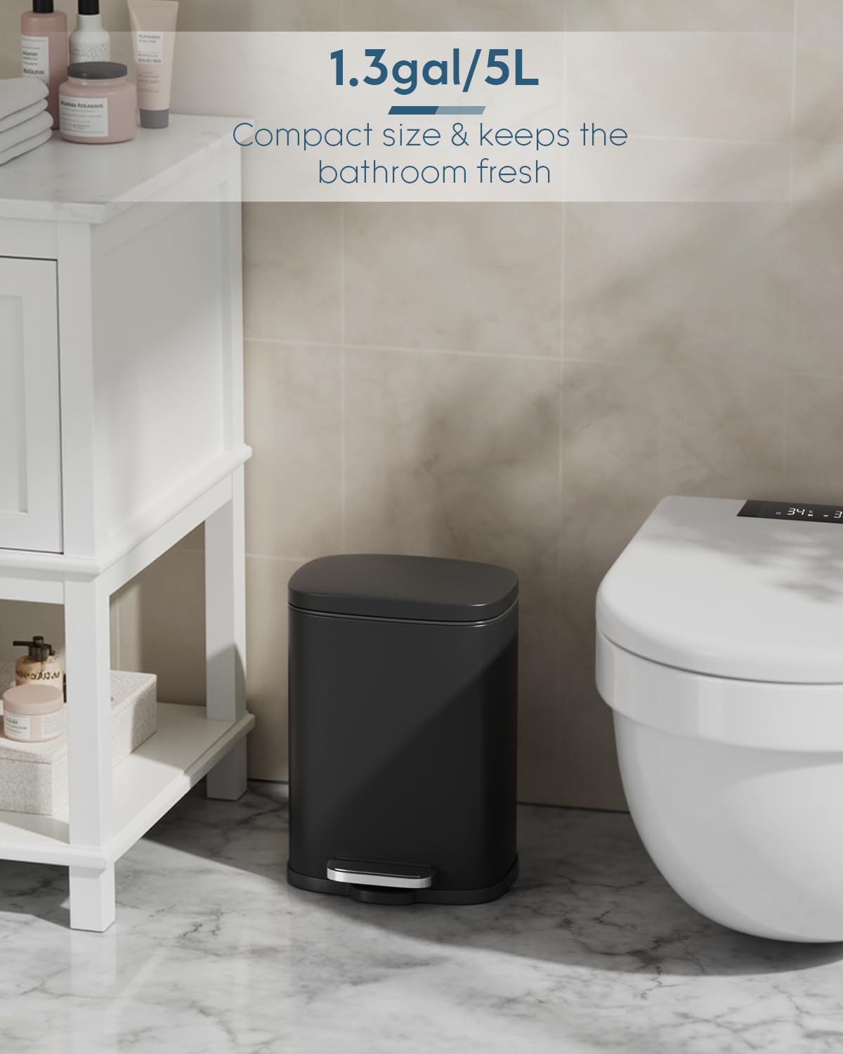 13.2 +1.3 Gallon Step Trash Can w