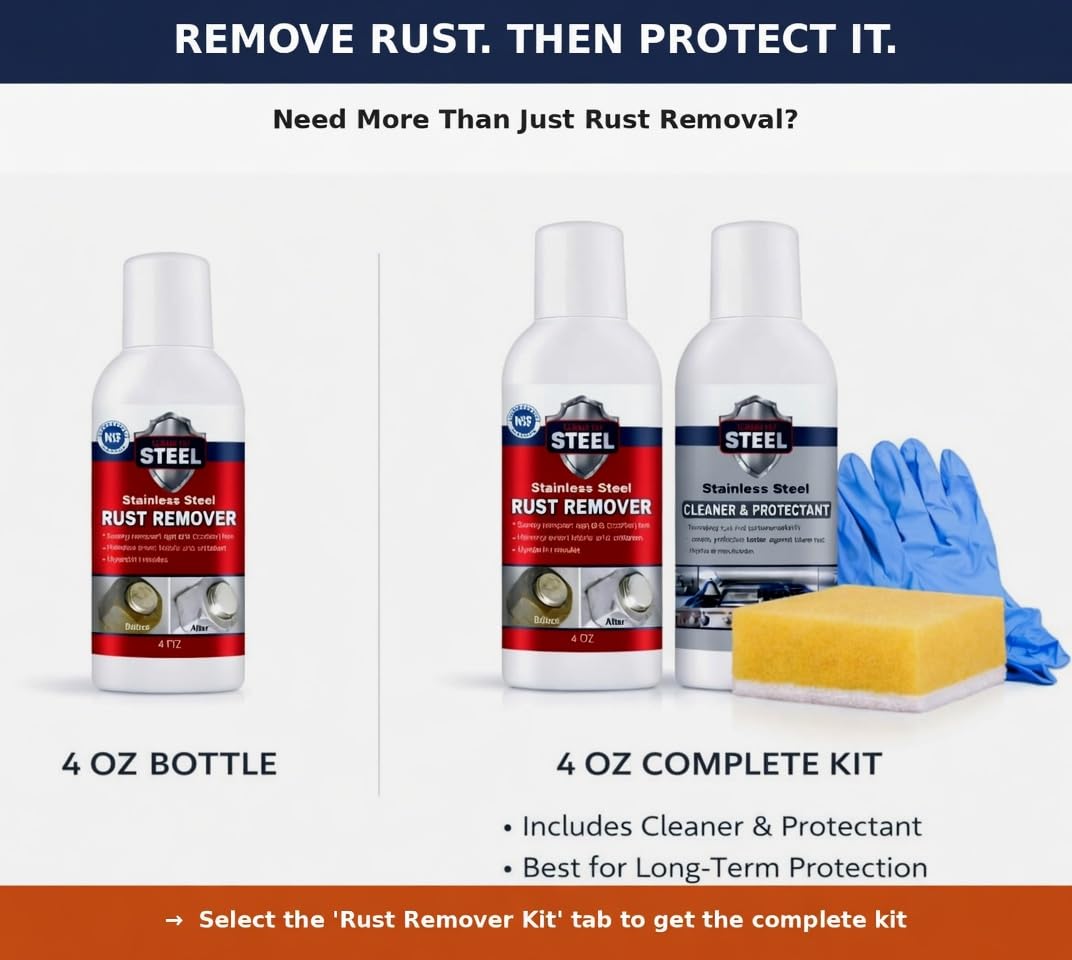 Stainless Steel Rust Remover Cream (4 Fl Oz)