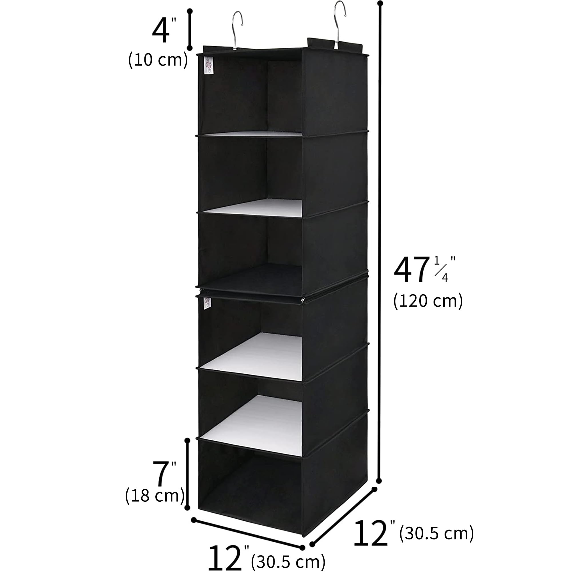 6 Shelf Hanging Closet Organizer