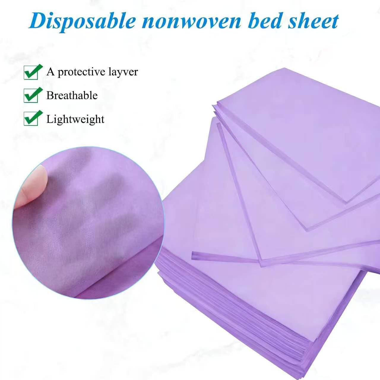 100Pcs Disposable Bed Sheets 31.5"x71"Massage Table Sheets Non (100 Count)