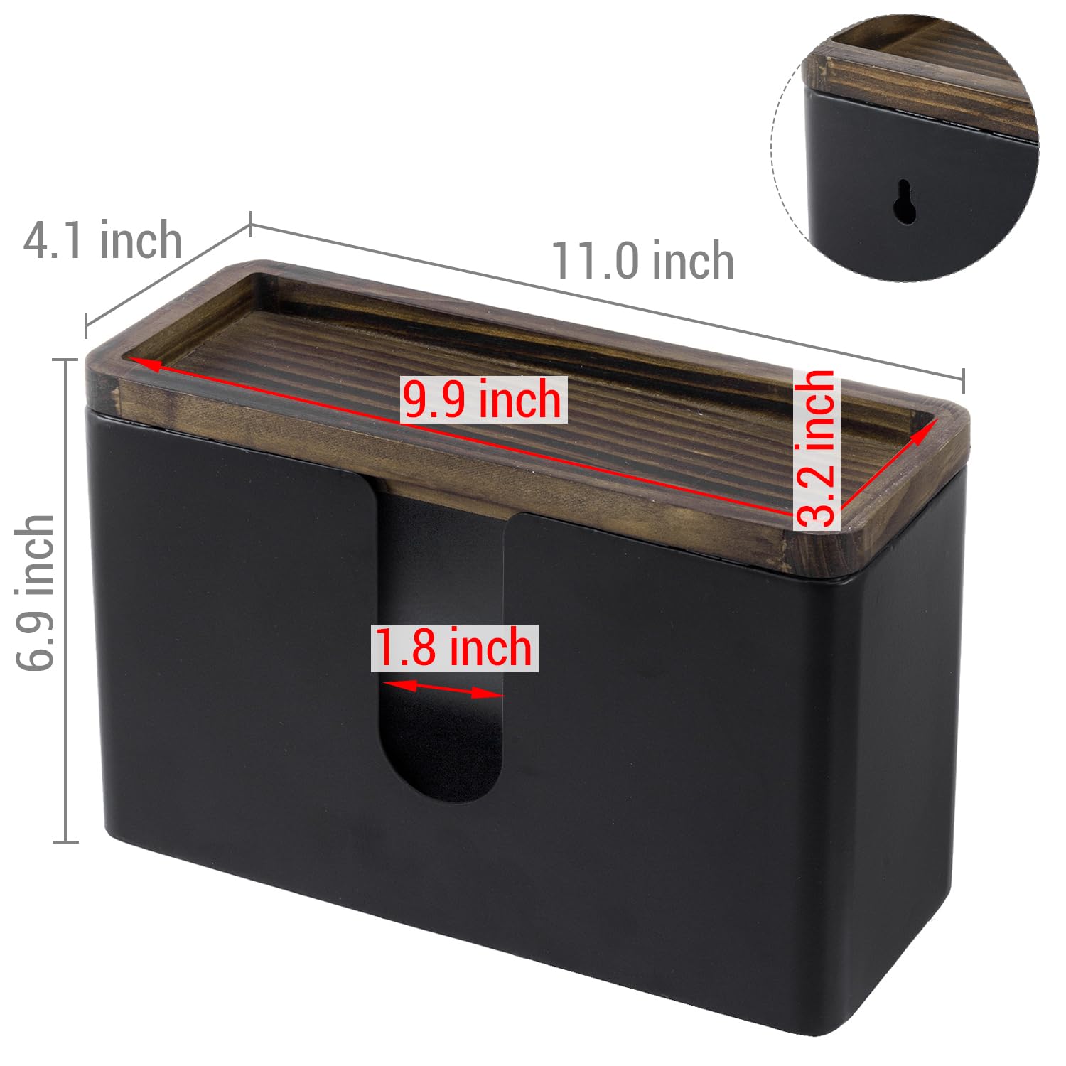Matte Black Metal Wall Mounted Paper Towel Holder Trifold Z Fold