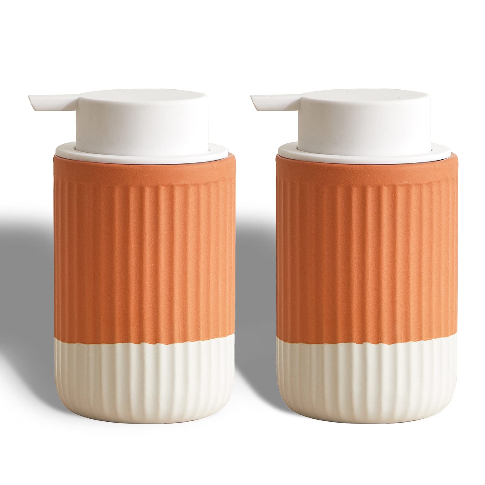 Hand Dipped Boho Ceramic Foam Dispenser 2 Pack (2 Count)
