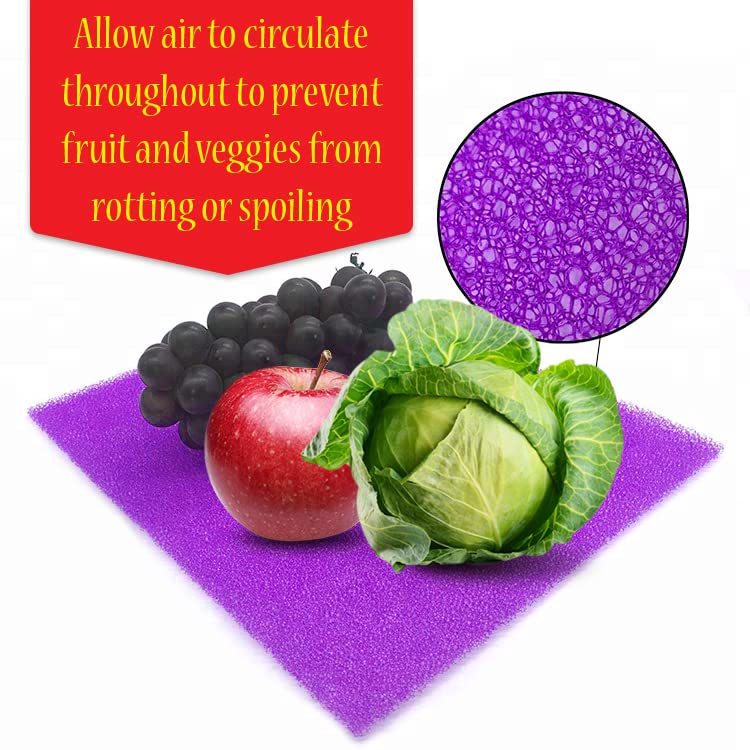 Fruit & Veggie Life Extender Liner for Fridge Refrigerator Drawers (4 Count)
