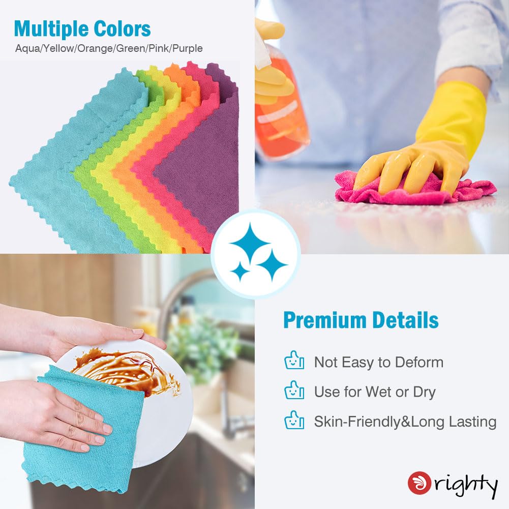 Microfiber Cleaning Cloth Bulk (150 Count)