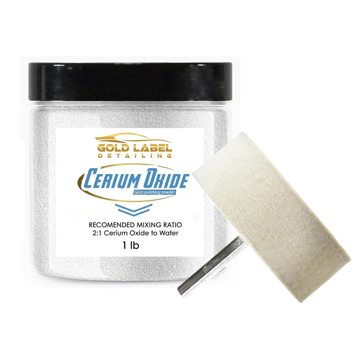 Optical Grade Cerium Oxide 1lb Glass Repair Powder
