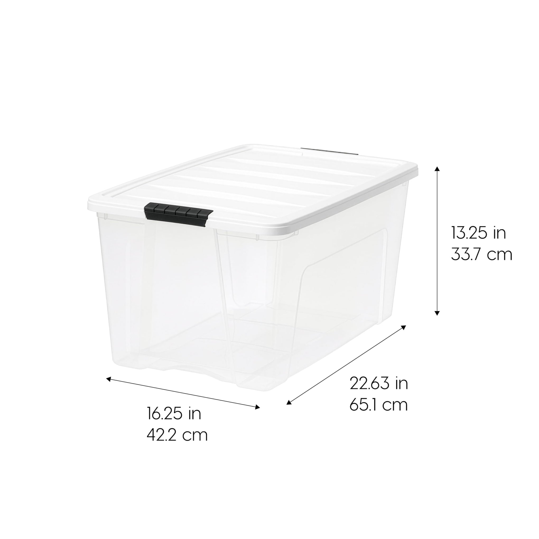 72 Qt Storage Bins with Lids (4 Count)