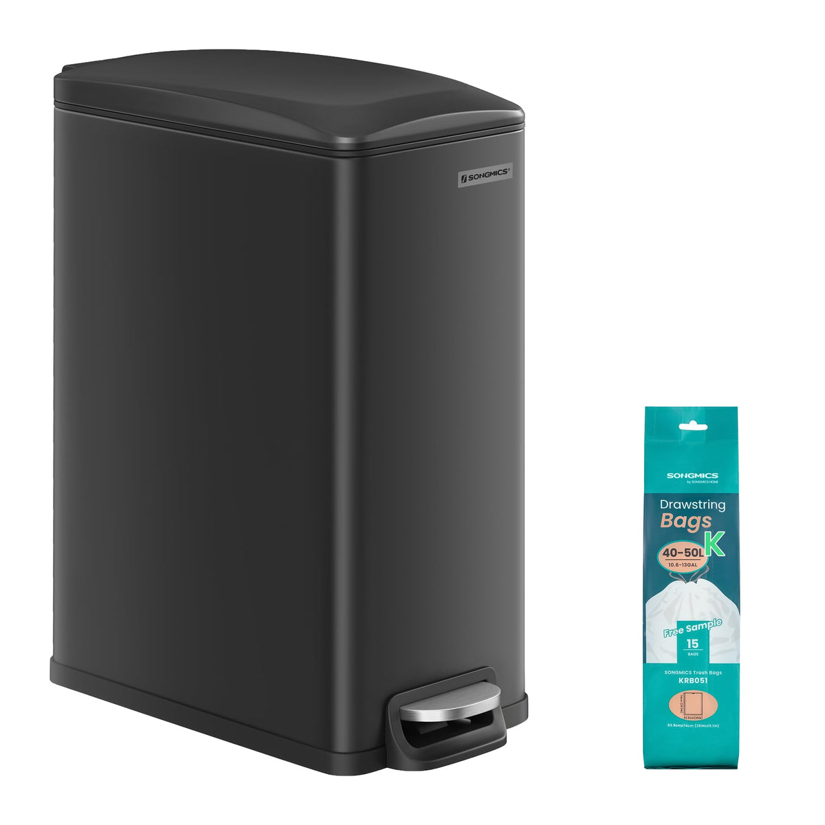 Slim Trash Can