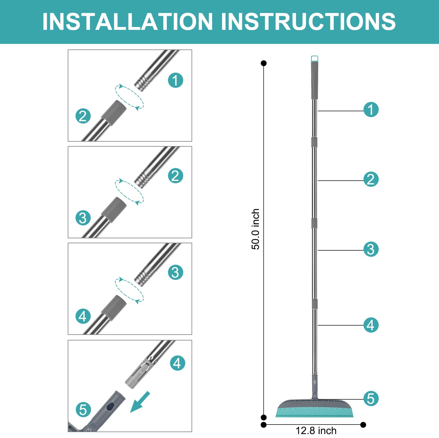 Multifunction Rubber Air Broom