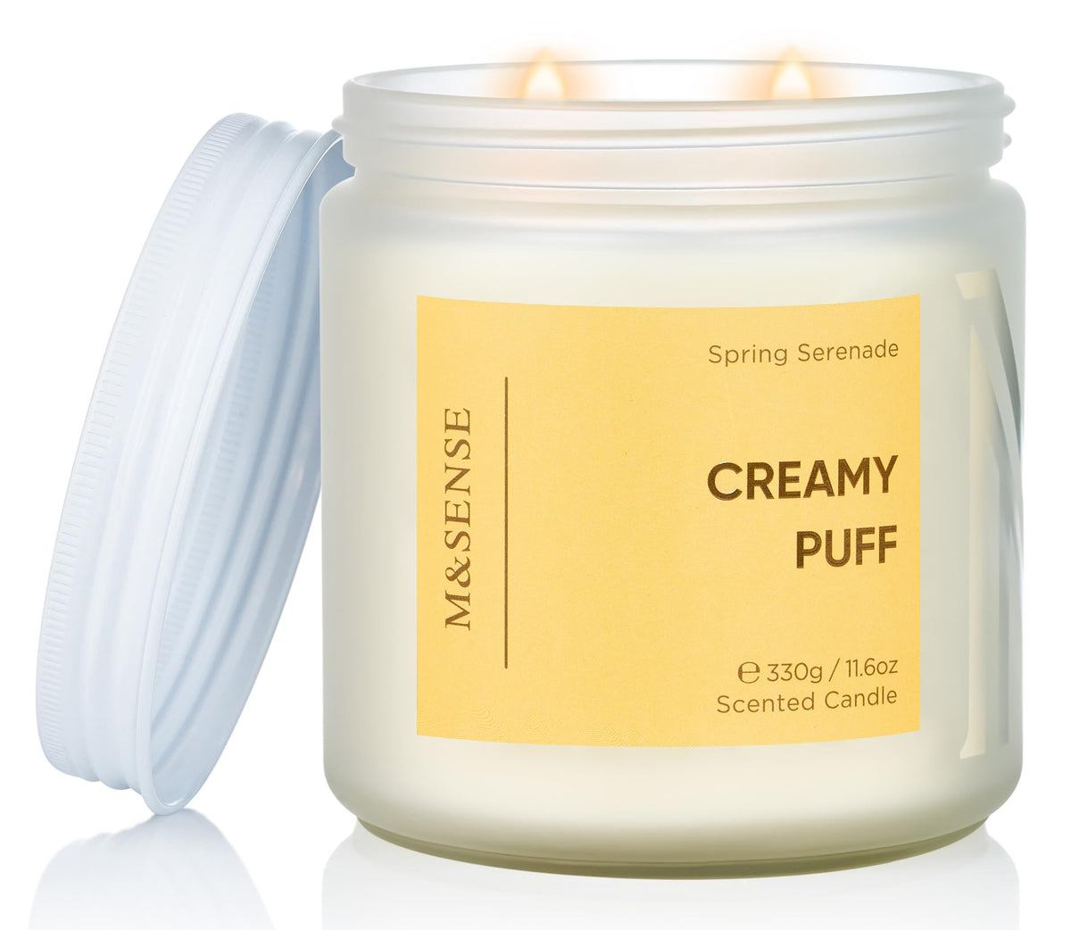 Sandalwood Gardenia Large Soy Candles (11.6 Ounce)