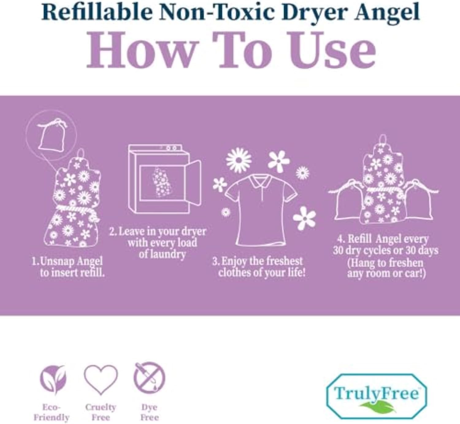 Dryer Angel Natural Dryer Sheet Alt (4 Count)