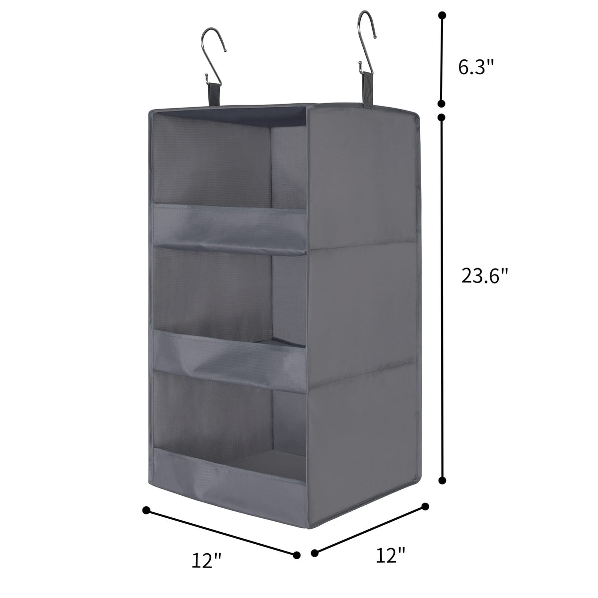 3 Shelf Hanging Closet Organizer (2 Count)