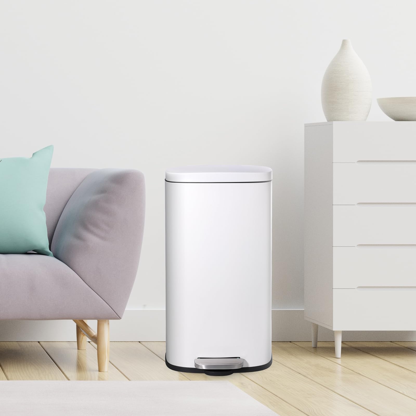 13.2 Gallon 50L Step Kitchen Trash Can