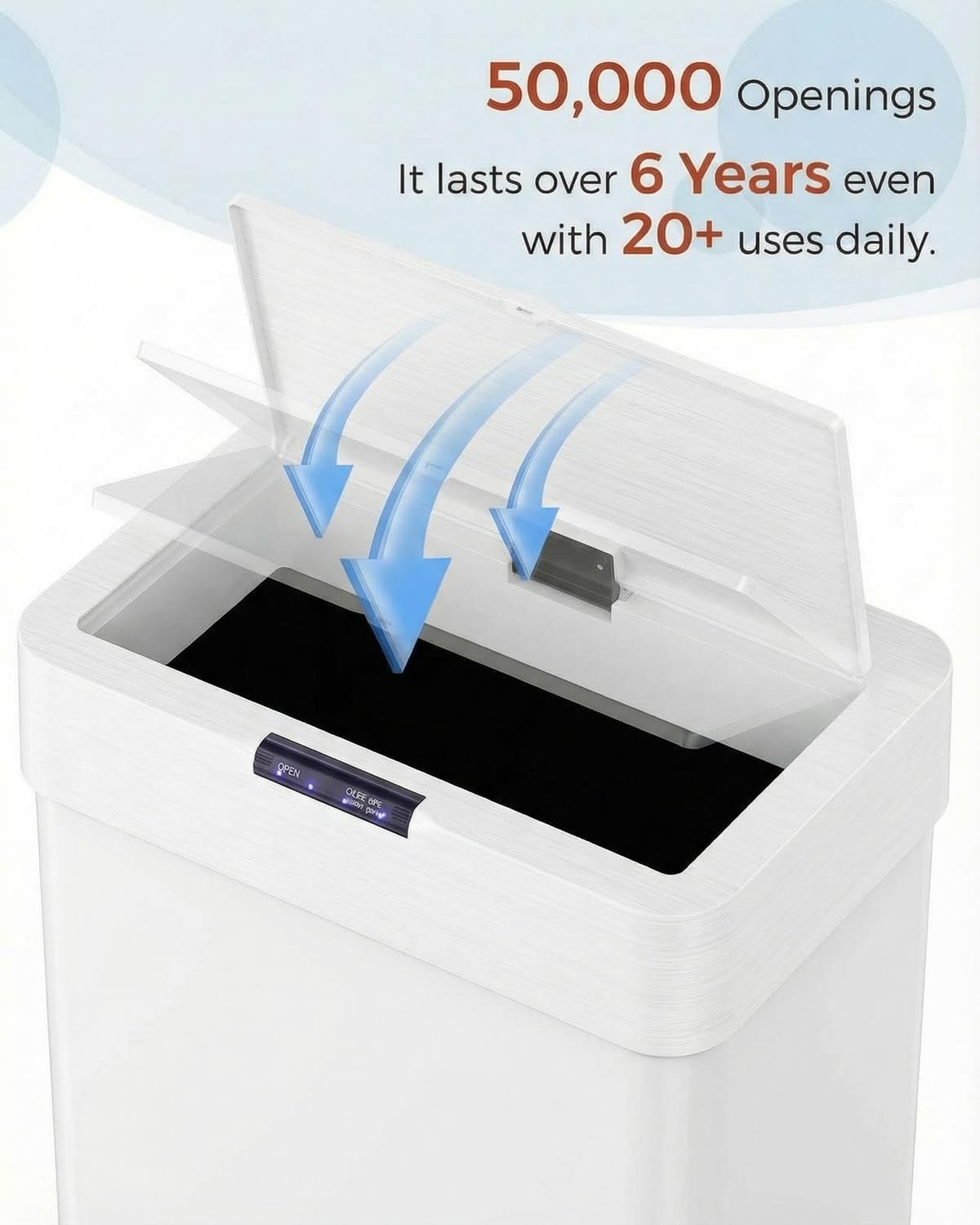 21.1 Gallon Motion Sensor Trash Can