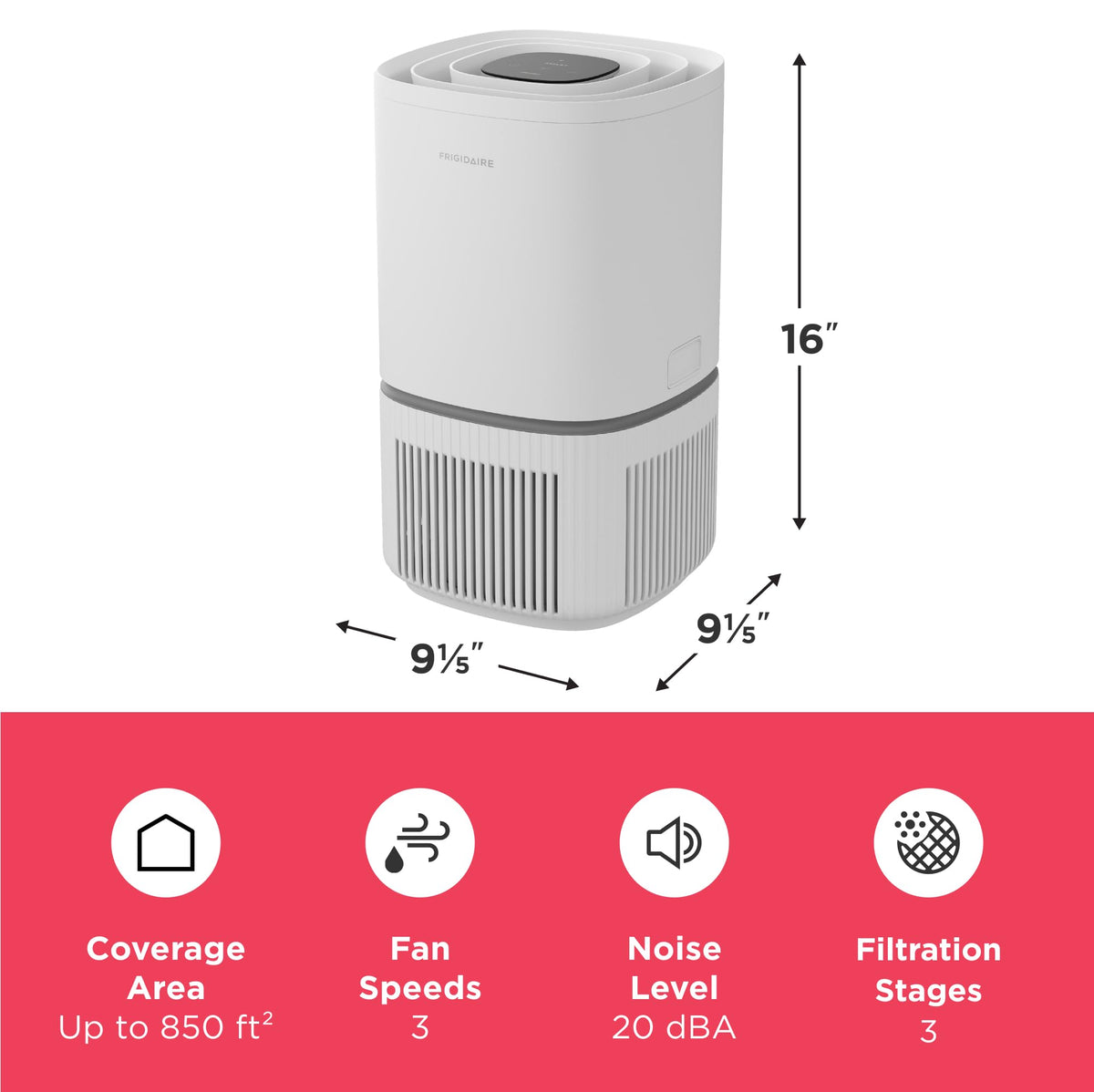 PureA300 HEPA Air Purifier for Small Bedrooms