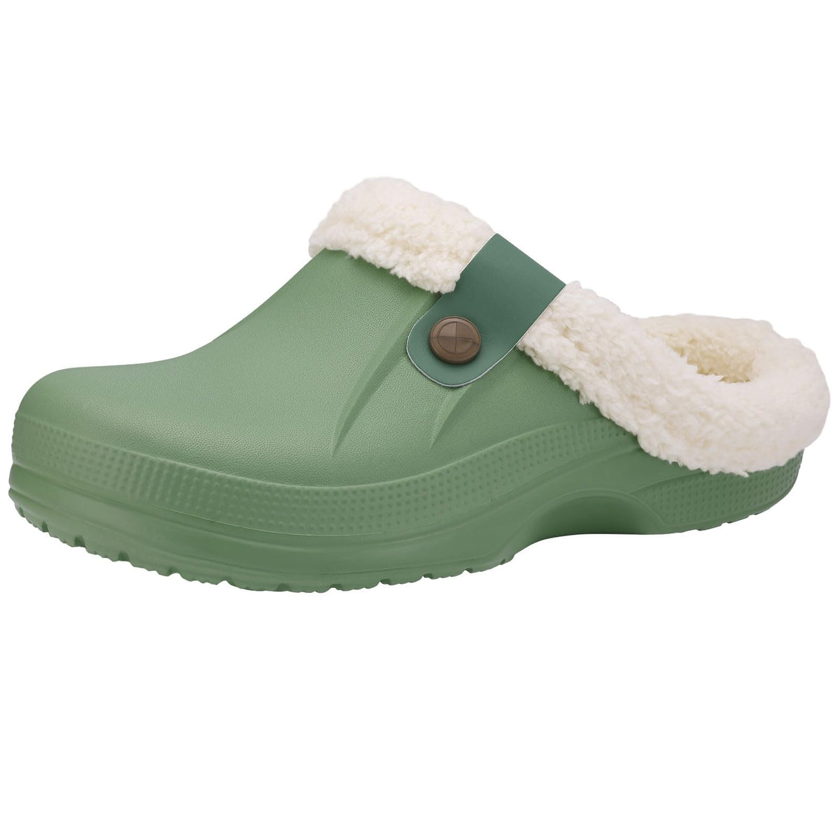 Fur Lined Clogs for Women & Men Fuzzy Slippers with Memory Foam