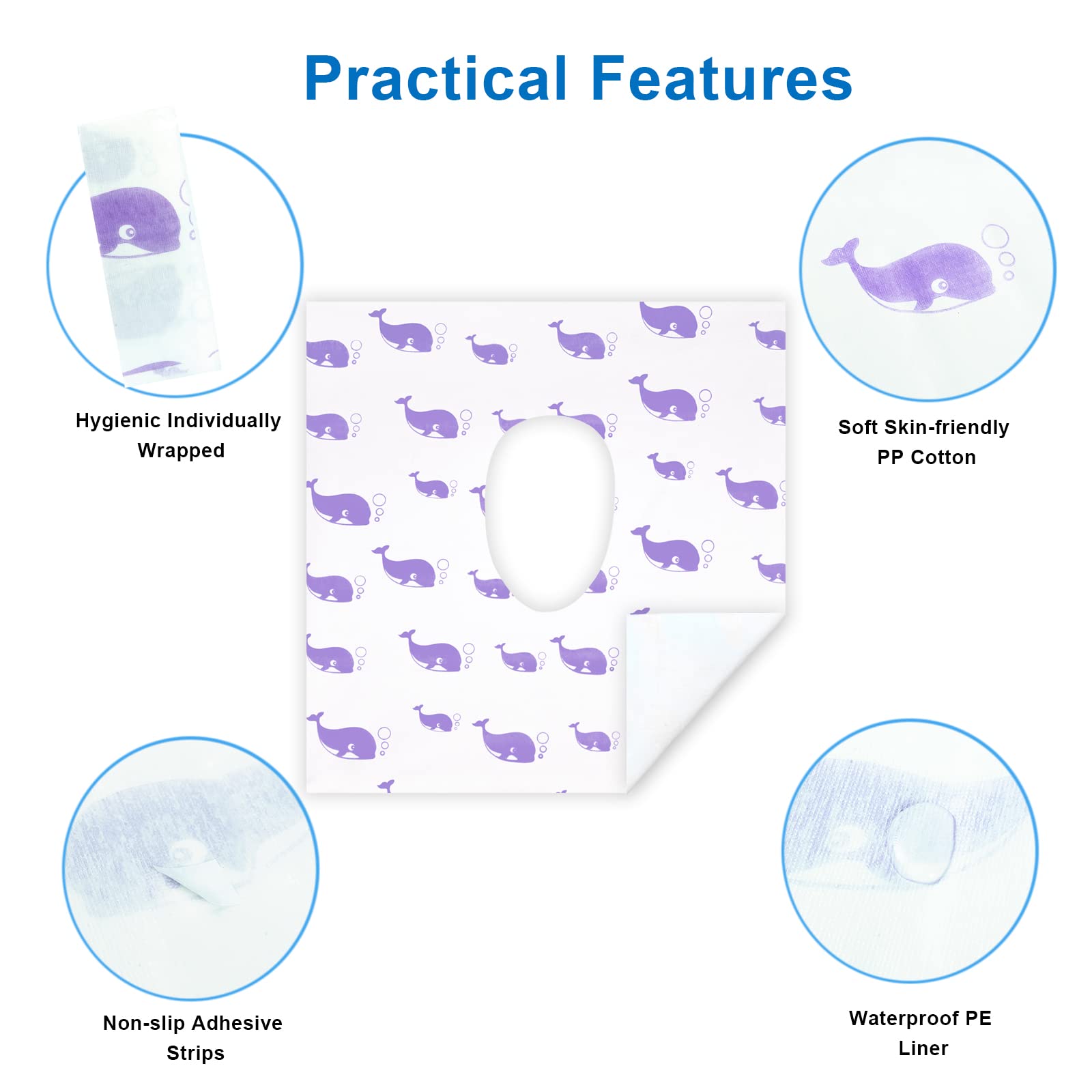 21 Pack Toilet Seat Covers Disposable