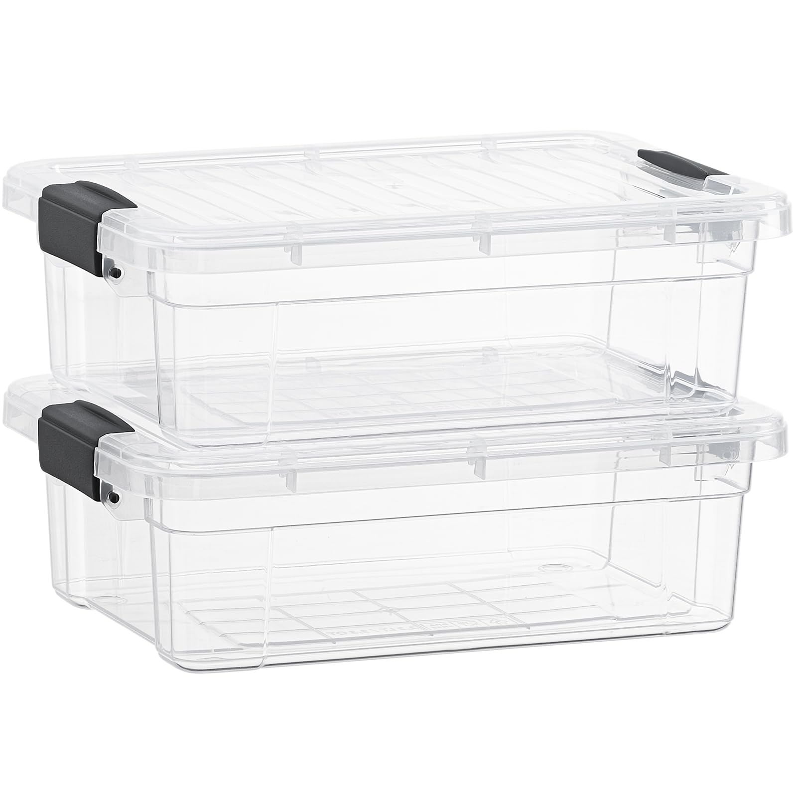 Storage Bins with Lids (2 Count)