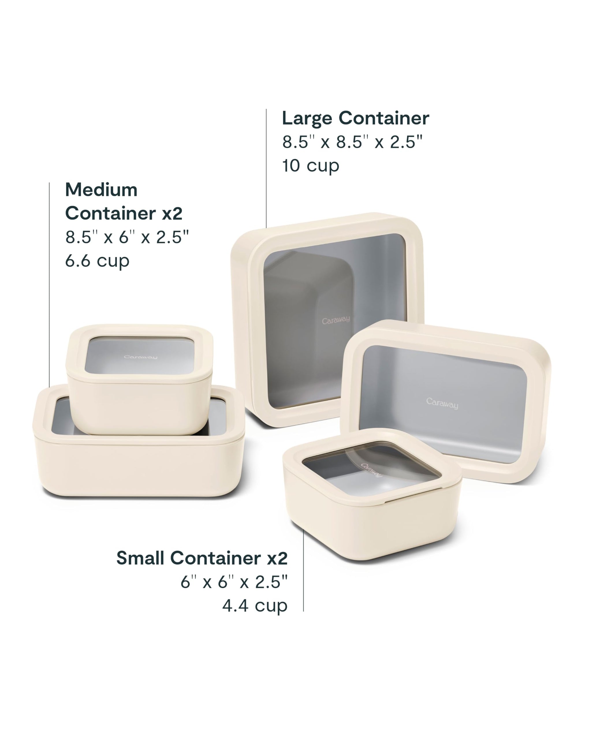 13 Piece Glass Food Storage Container Set