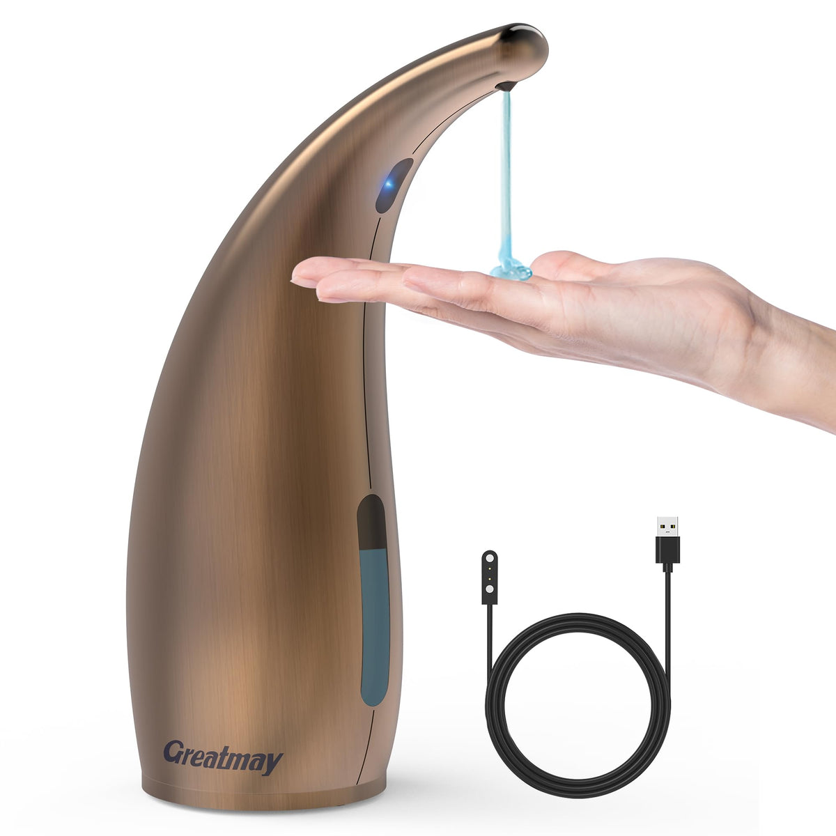 Automatic Soap Dispenser Touchless Rechargeable 10 oz